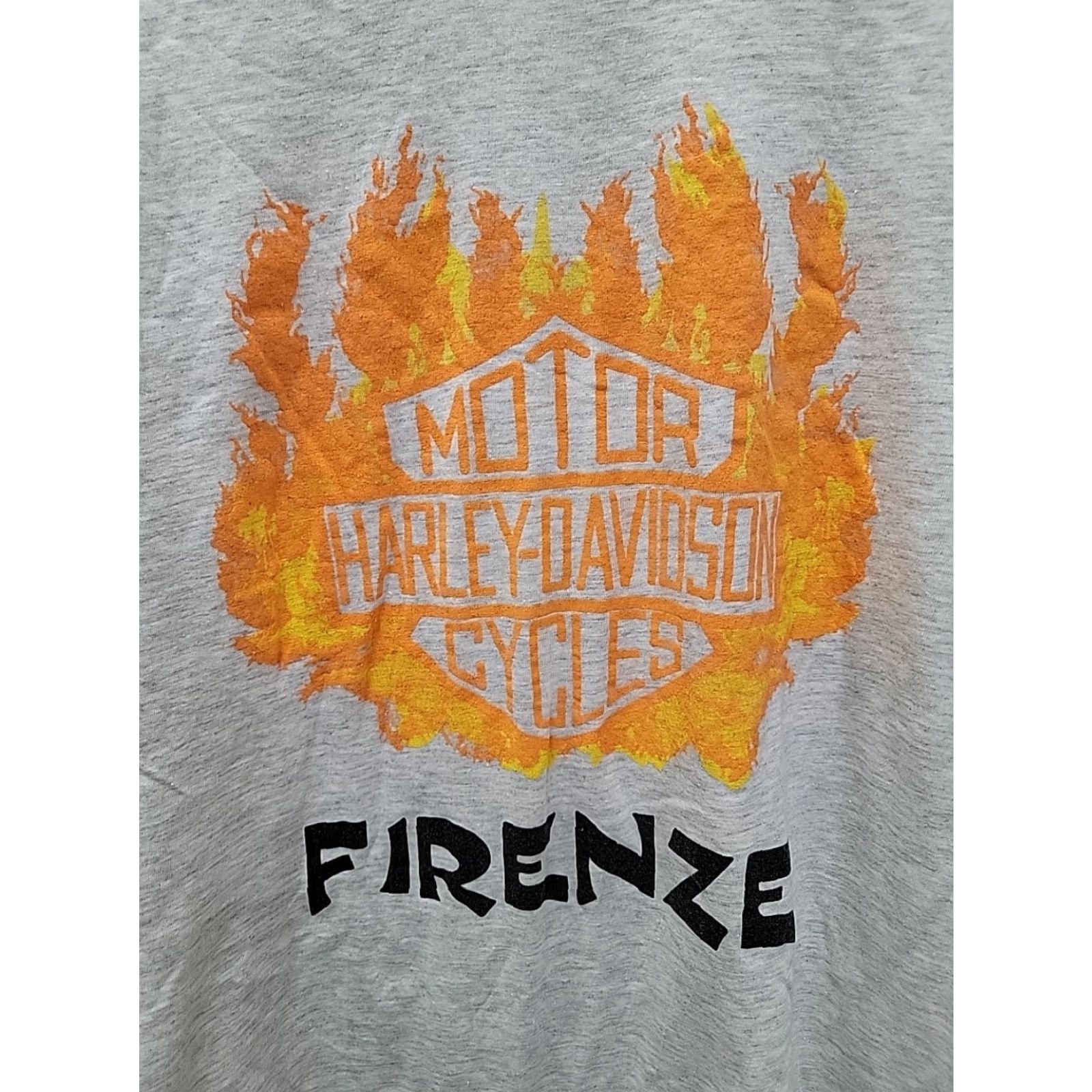 Vintage VINTAGE Harley Davidson Firenze Italy Men Graphic T Shirt Large Gray Size US L / EU 52-54 / 3 - 2 Thumbnail
