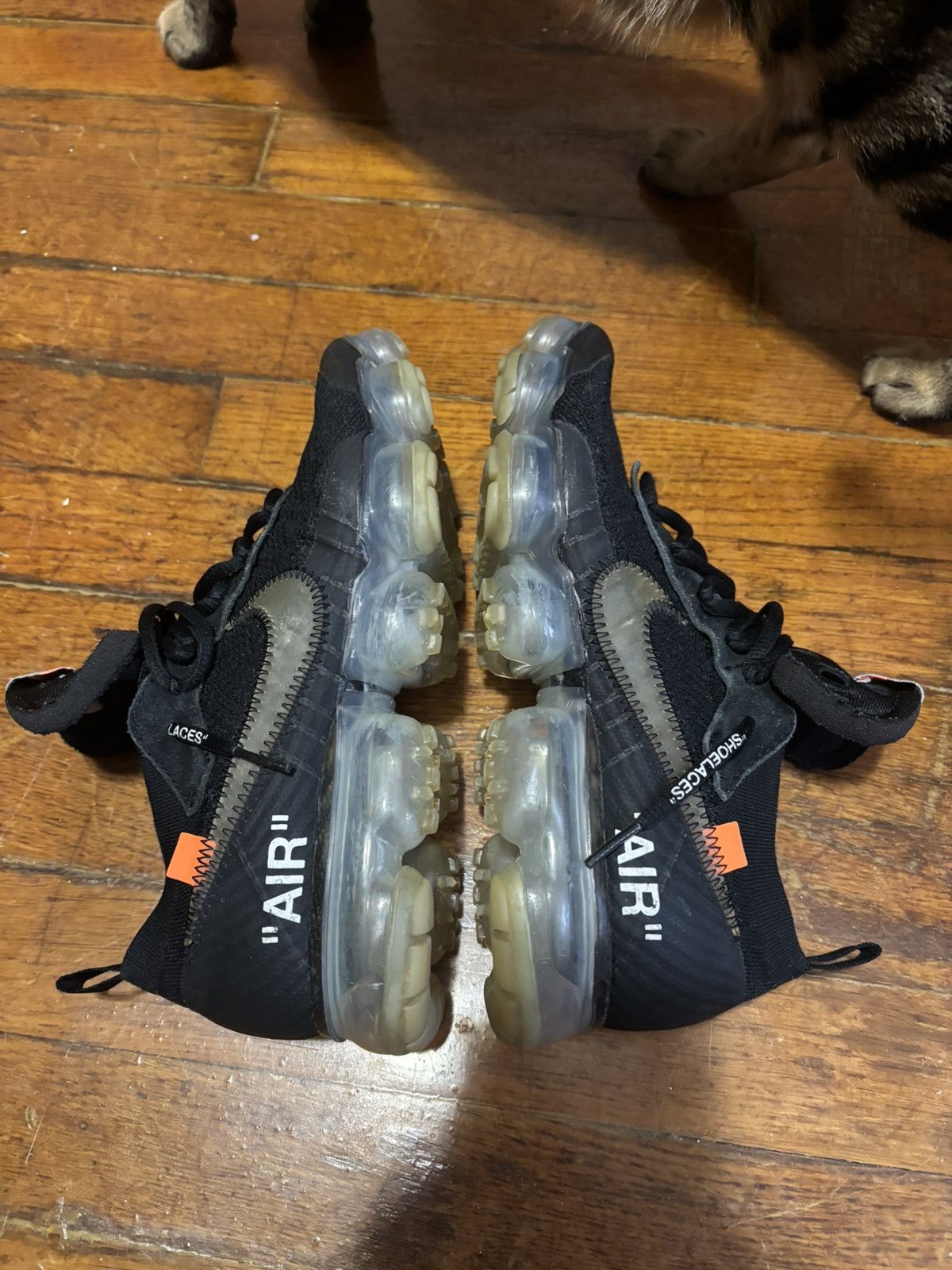 Nike × Off-White Nike x Off-White Vapor Max Black Size US 8 / EU 41 - 1 Thumbnail