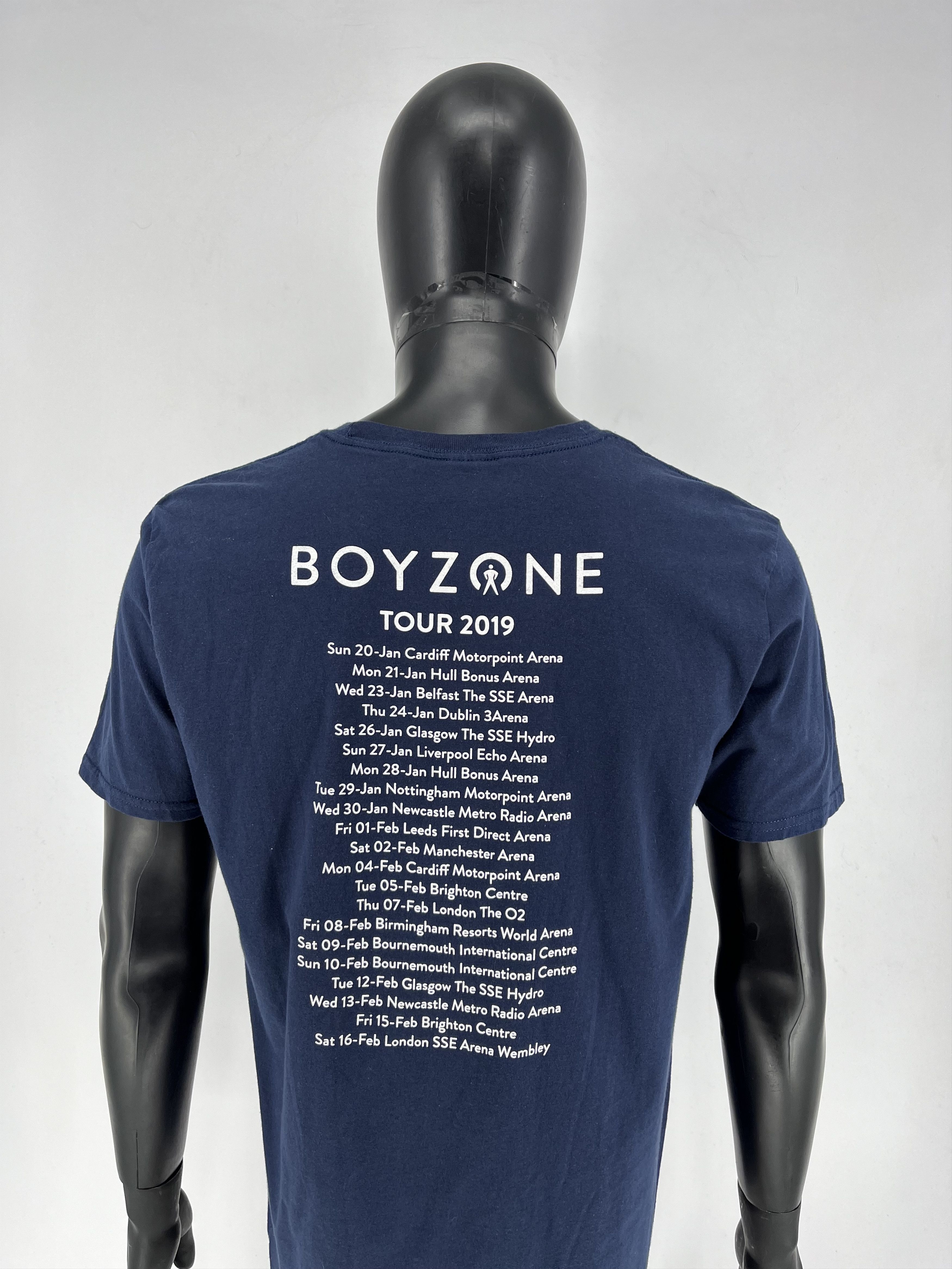 Band Tees × Vintage Vintage Y2K Boyzone T-Shirt Live By Request Tour Tee Size US L / EU 52-54 / 3 - 10 Thumbnail