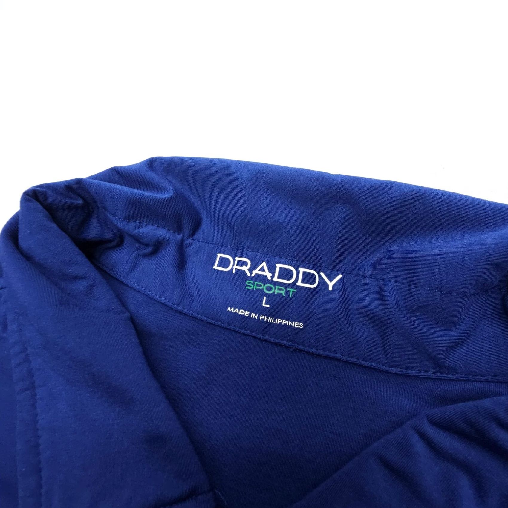 Vintage Draddy Golf Polo Shirt Mens Large Blue Stretch Performance Light Wicking Shirt Polo Sports USA Brand Size US L / EU 52-54 / 3 - 3 Thumbnail