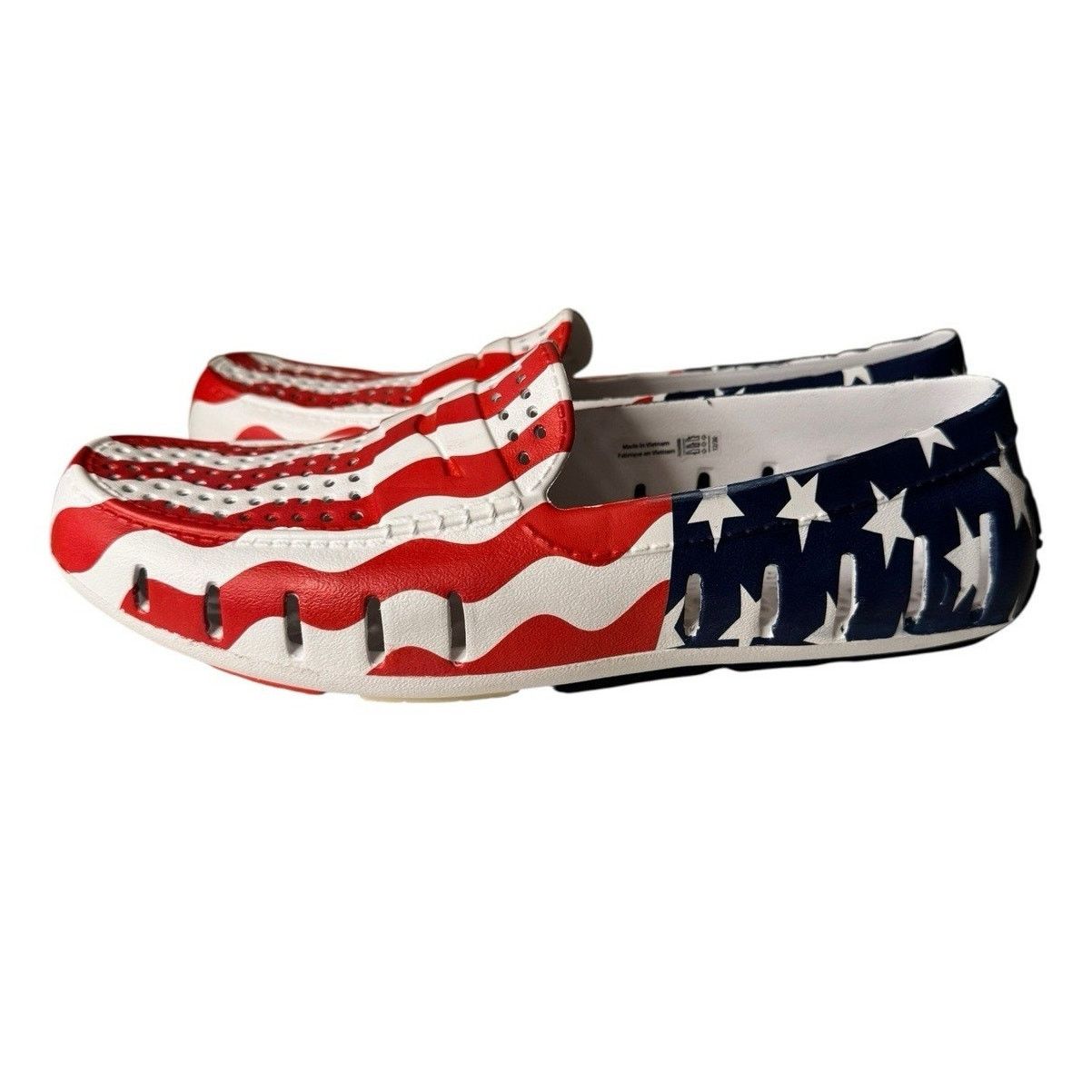 Other Floafers NEW Country Club Driver USA Patriotic Boat Shoes Size US 9 / EU 42 - 5 Thumbnail