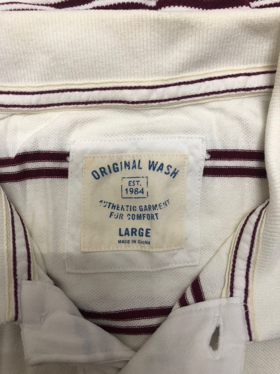Japanese Brand vintage UNIQLO ORIGINAL WASH STRIPES POLO SHIRT Size US L / EU 52-54 / 3 - 13 Thumbnail