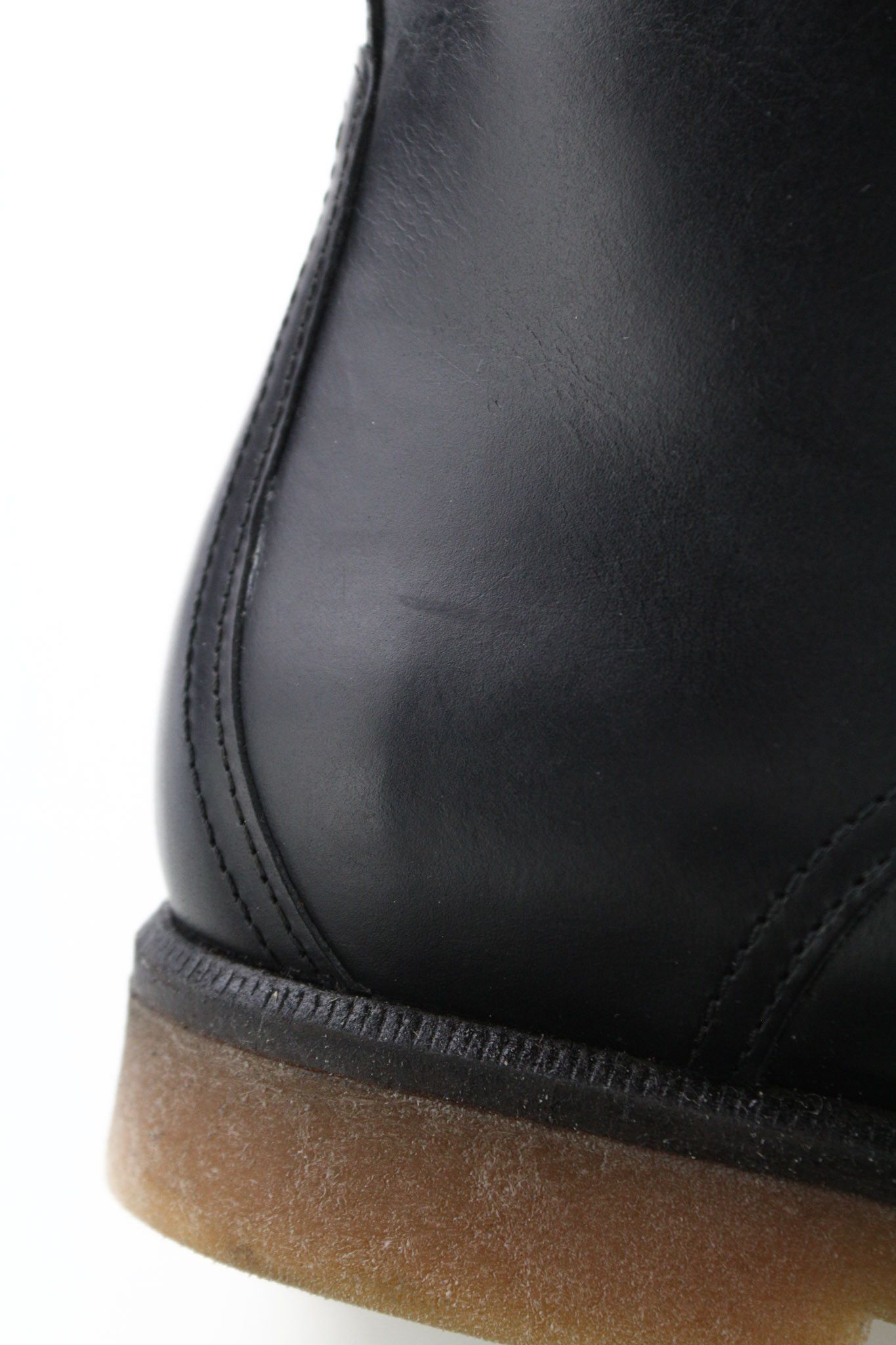 Timberland A2JK7 UK7.5 Leather Black Pull Tab Shiny Boots 79937 Size US 8 / IT 38 - 11 Thumbnail