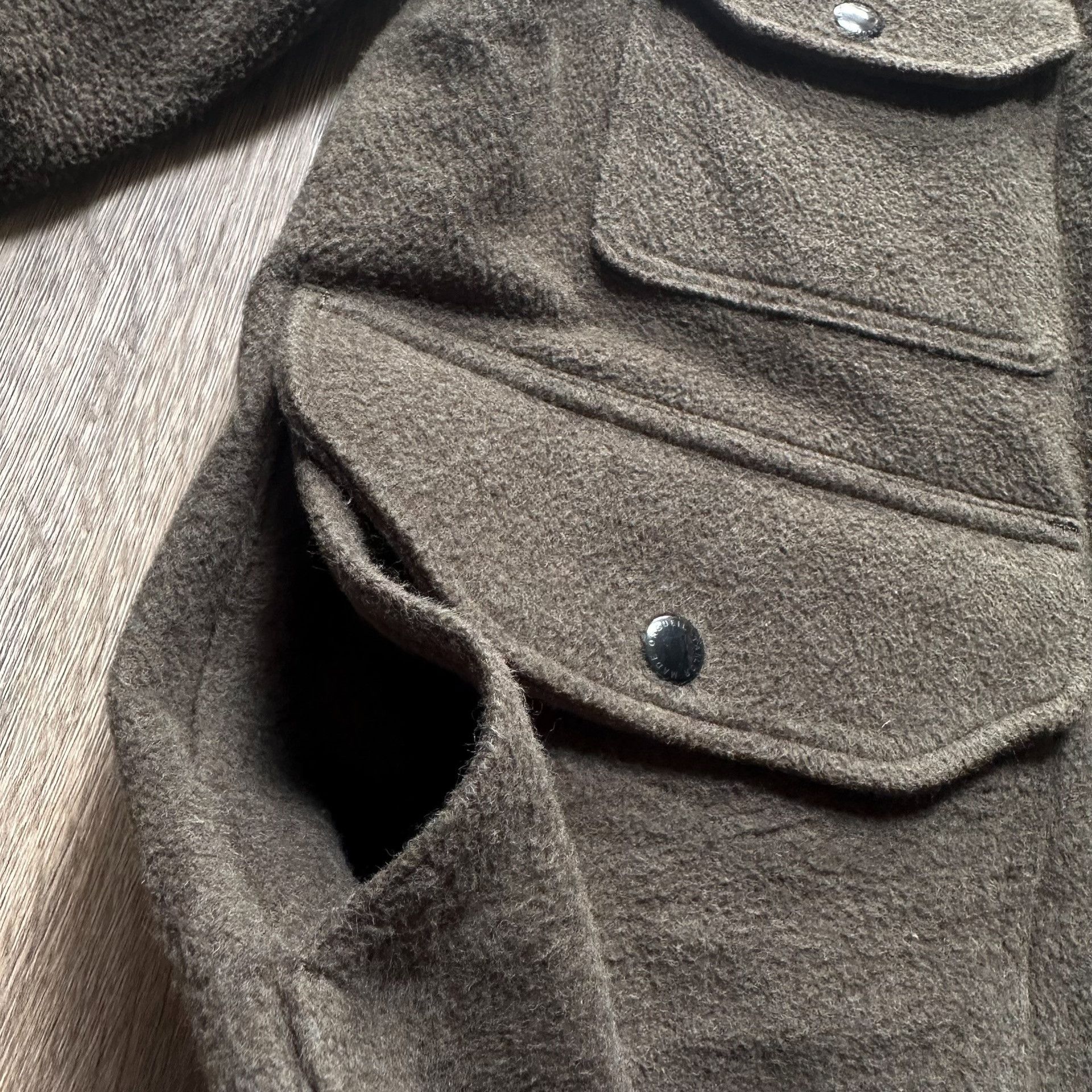 Orgueil ORGUEIL Olive Green Blanket Jacket Size US M / EU 48-50 / 2 - 5 Thumbnail