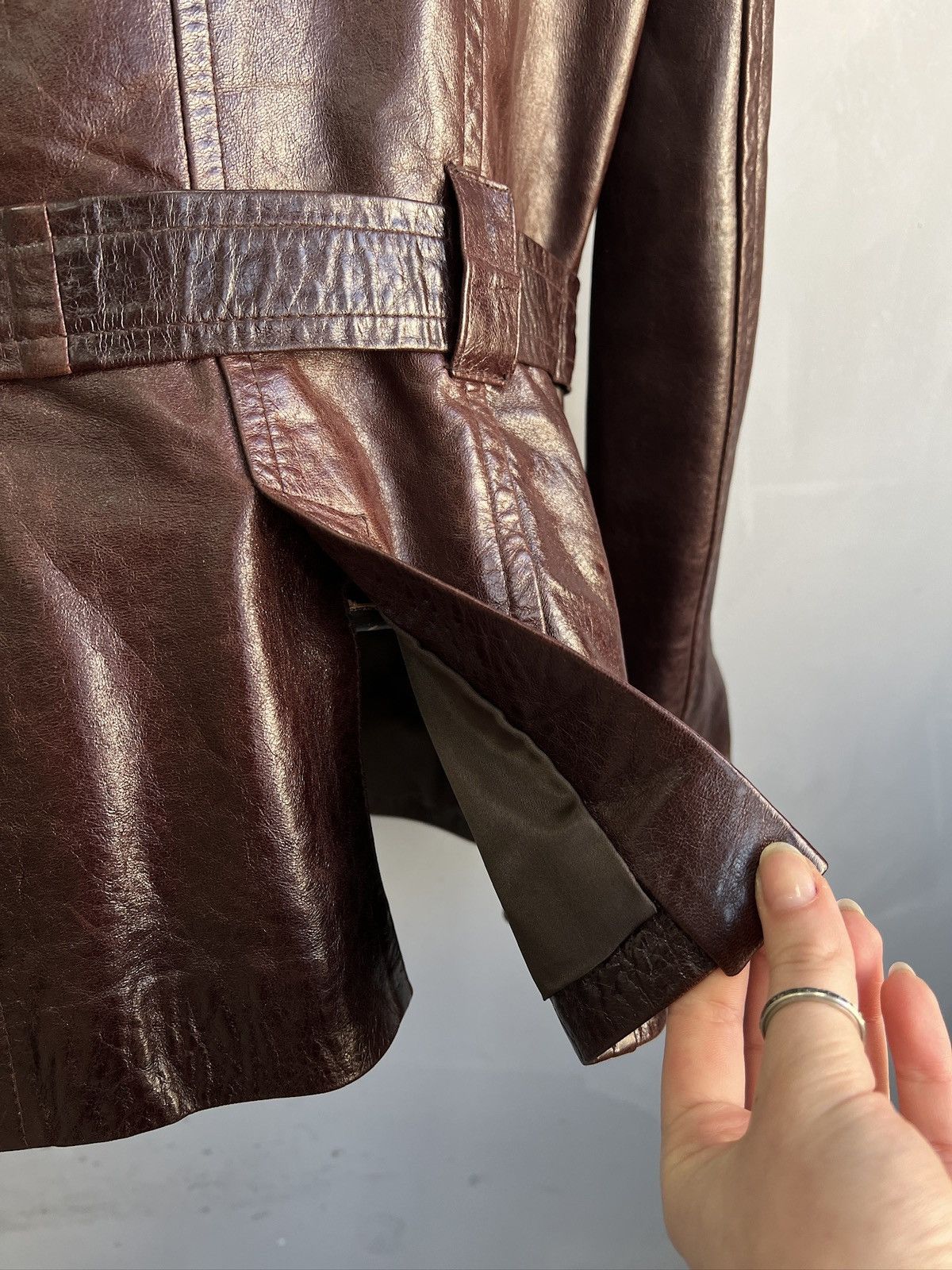 Hysteric Glamour Opium leather y2k ann demeulemeester styleLeather Jacket Size US M / EU 48-50 / 2 - 10 Thumbnail