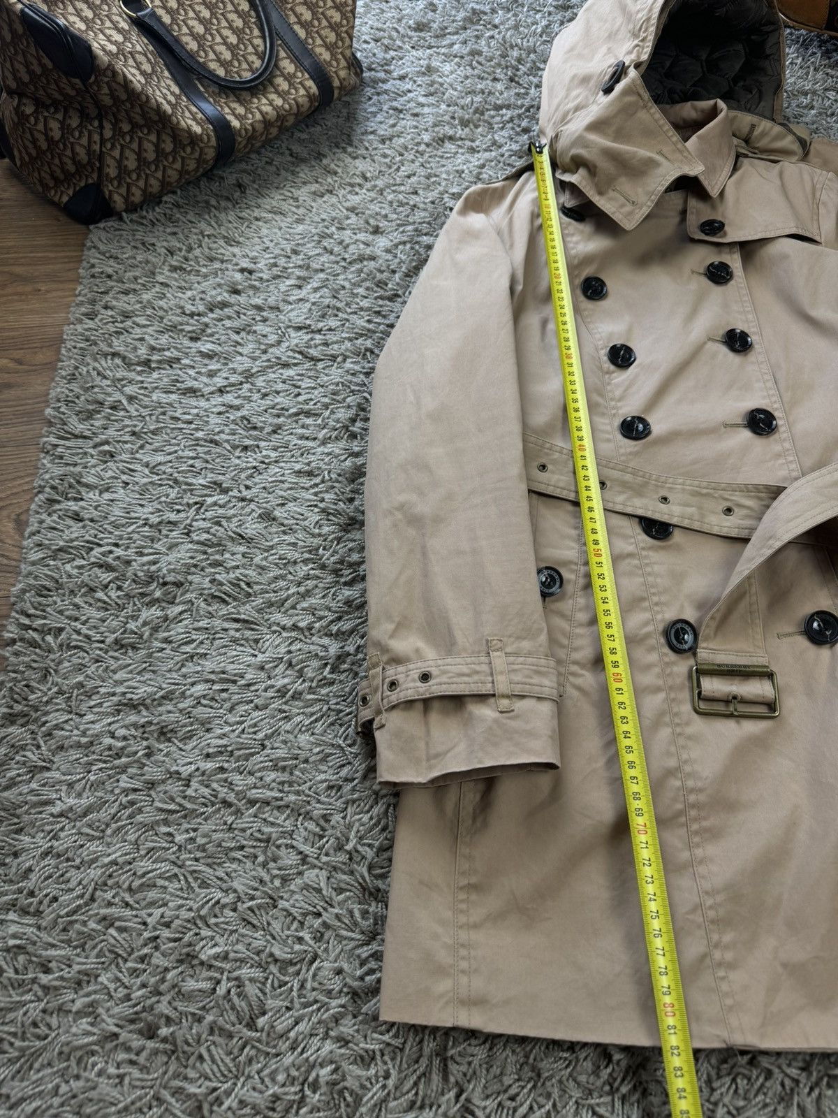 Burberry Rare trench coat Burberry original luxury streetwear item Size S / US 4 / IT 40 - 8 Thumbnail