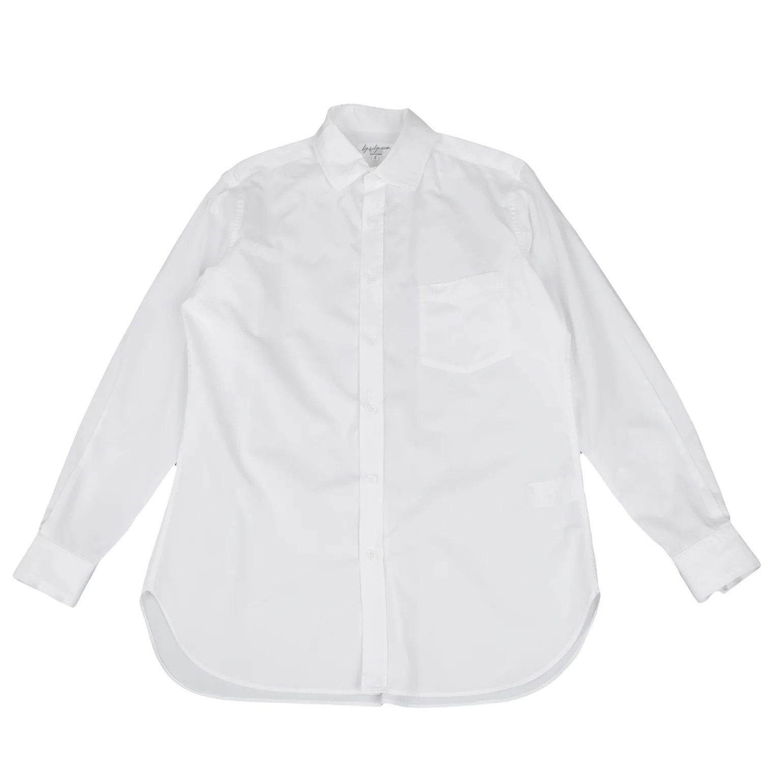 Yohji Yamamoto Yohji Yamamoto Layered Cotton Long Sleeve Shirt Size US S / EU 44-46 / 1 - 1 Thumbnail