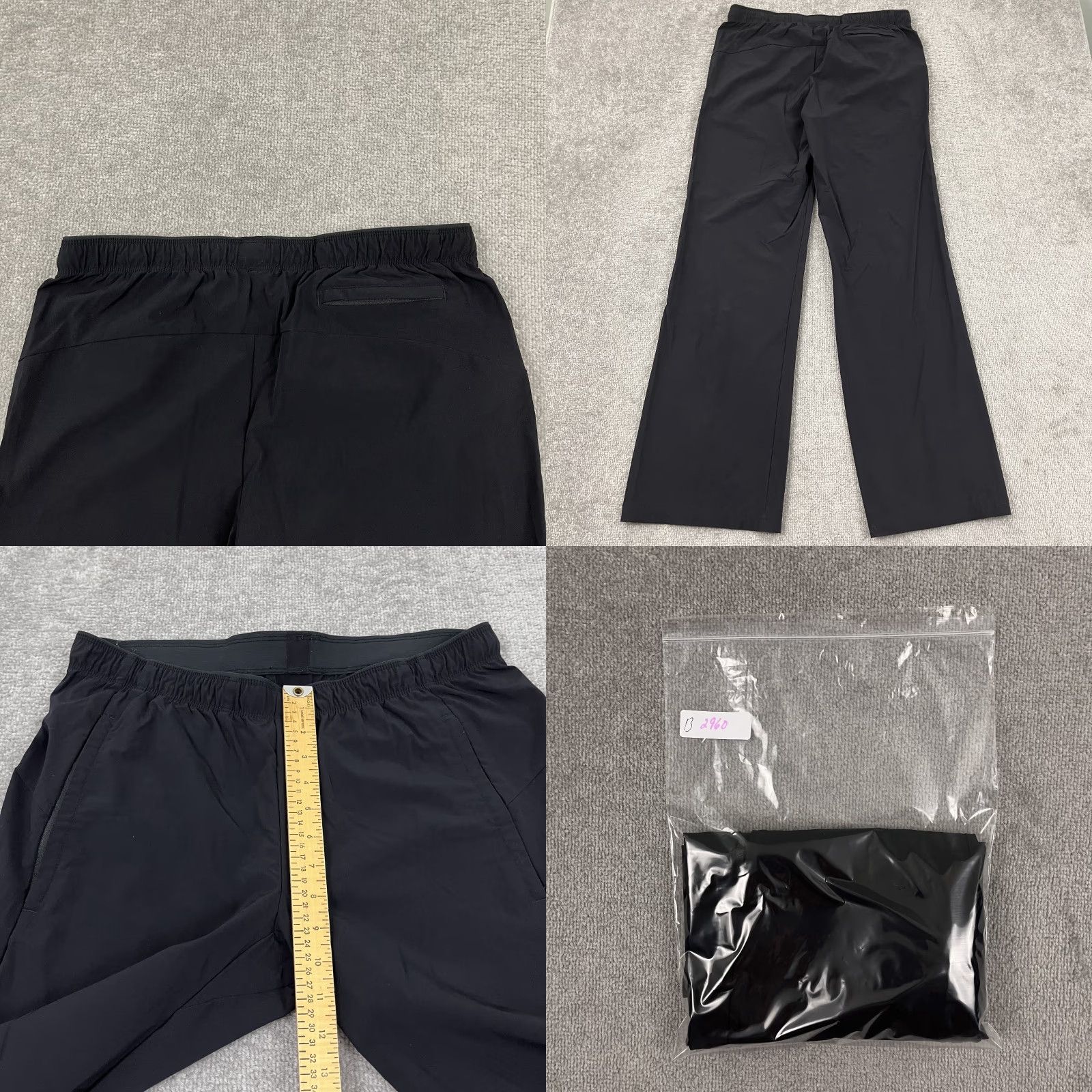 Vintage Paskho P1024 Pants Mens Medium 32x33 Blue Straight Chino Stretch Casual Travel Size US 31 - 8 Thumbnail