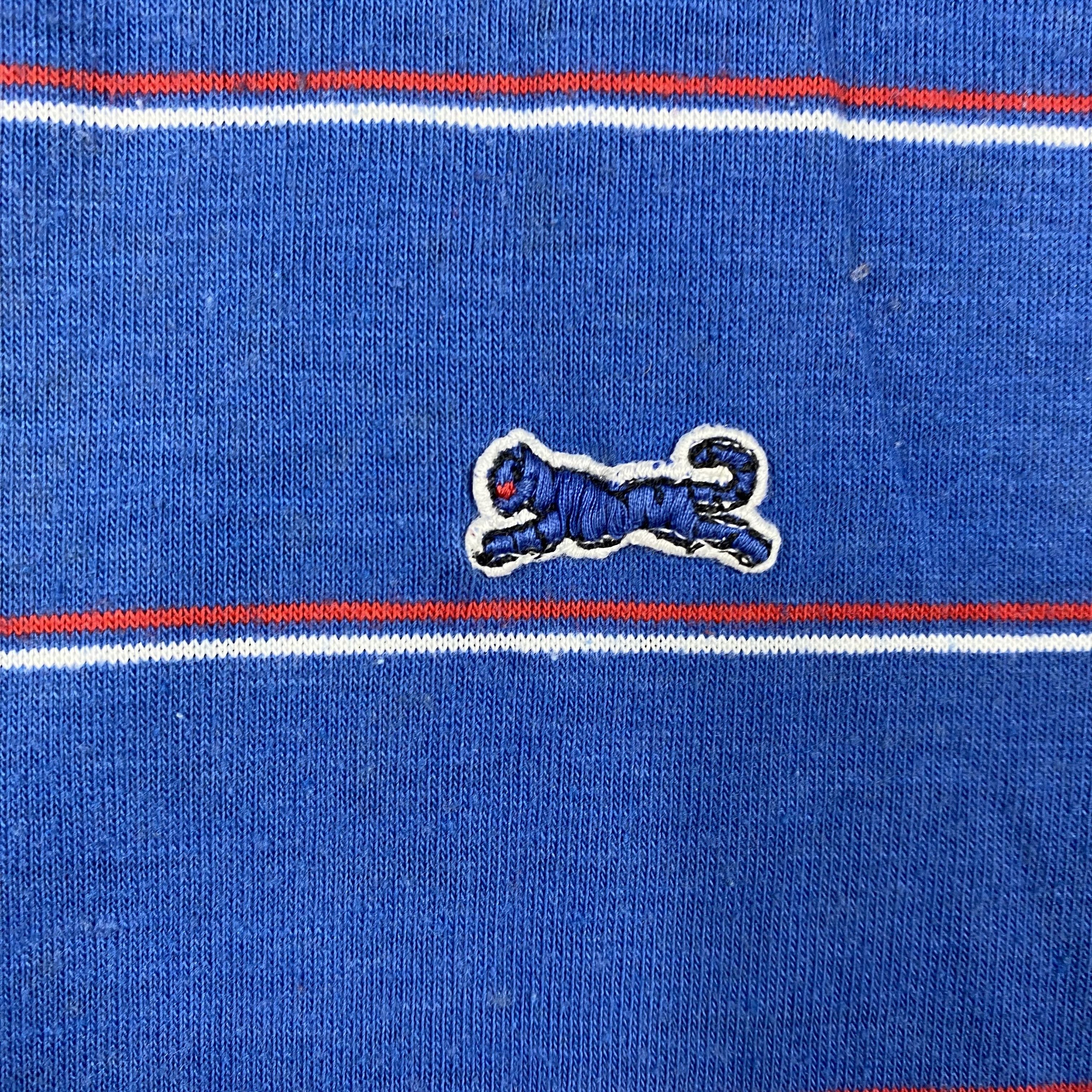 Vintage VTG 80s Campus Le Tigre Striped Polo Shirt Made in USA-M070 Size US M / EU 48-50 / 2 - 3 Thumbnail