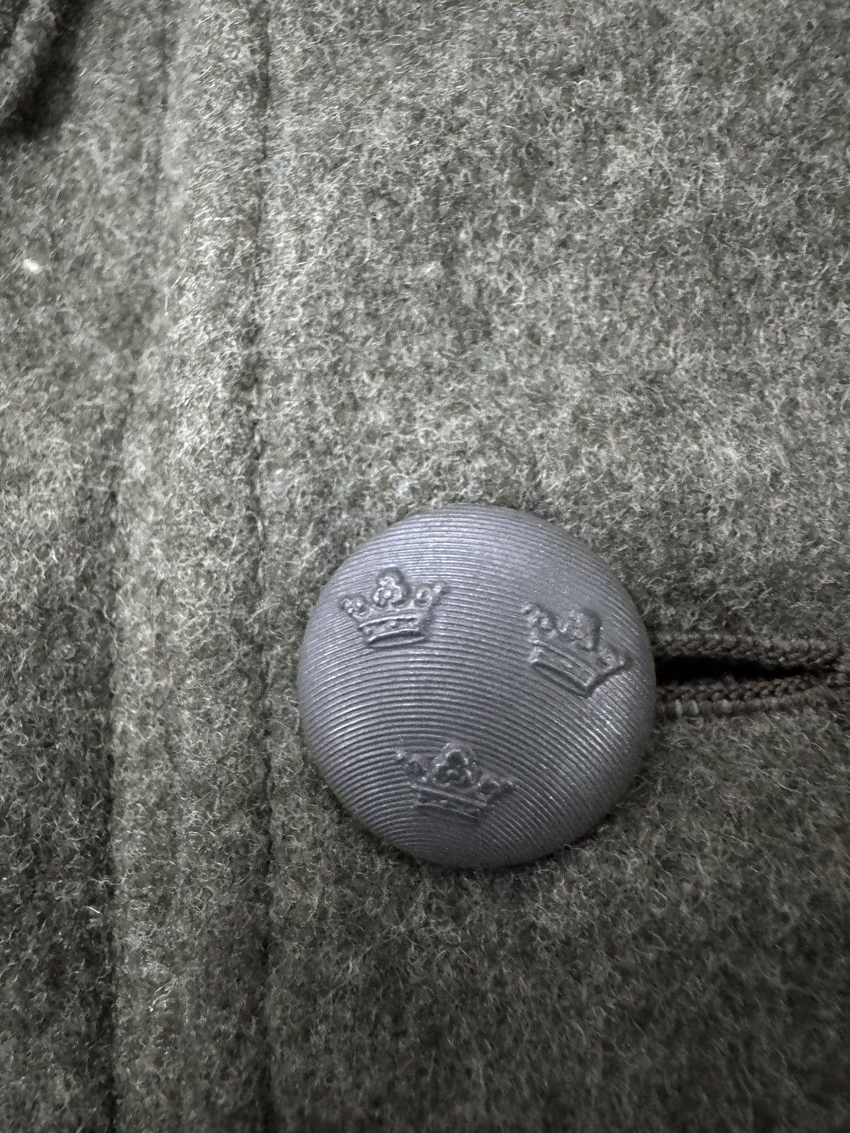 Vintage WW2 SWEDISH ARTILLERY TUNIC JACKET ARMY MILITARY WINTER WOOL Size US M / EU 48-50 / 2 - 5 Thumbnail