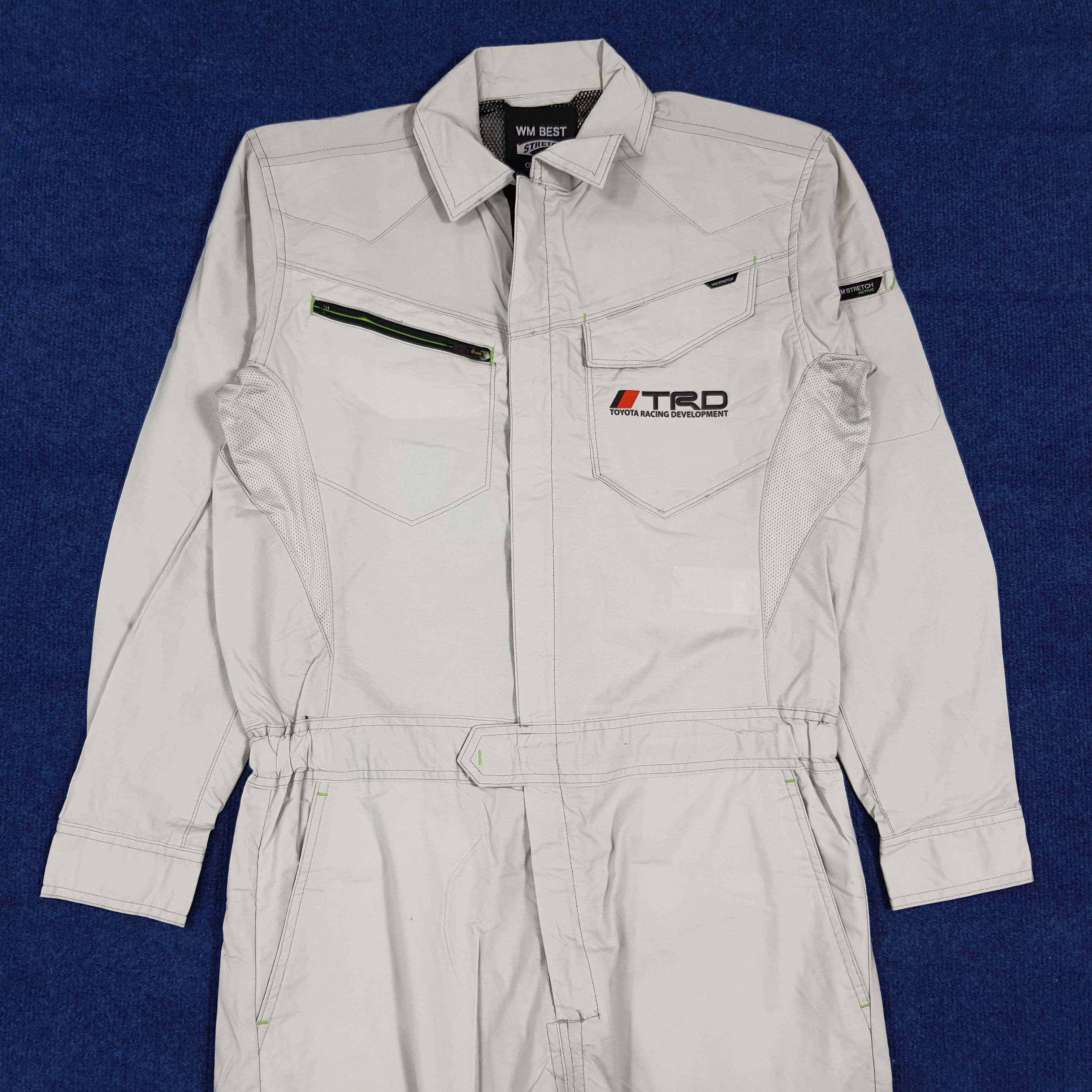 Japanese Brand Vintage TRD Toyota Motor Sports Custom Logo Coverall C283N22 Size US M / EU 48-50 / 2 - 3 Thumbnail