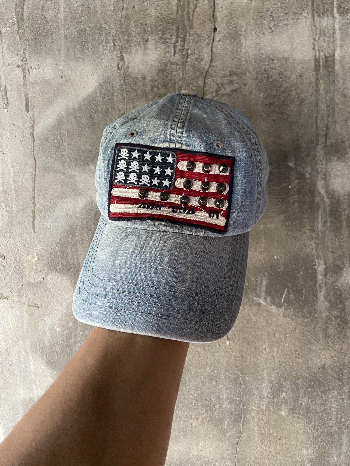 Beauty Beast × If Six Was Nine × Japanese Brand JAPANESE AMERICAN SKULL FLAG CAP Size ONE SIZE - 1 Thumbnail