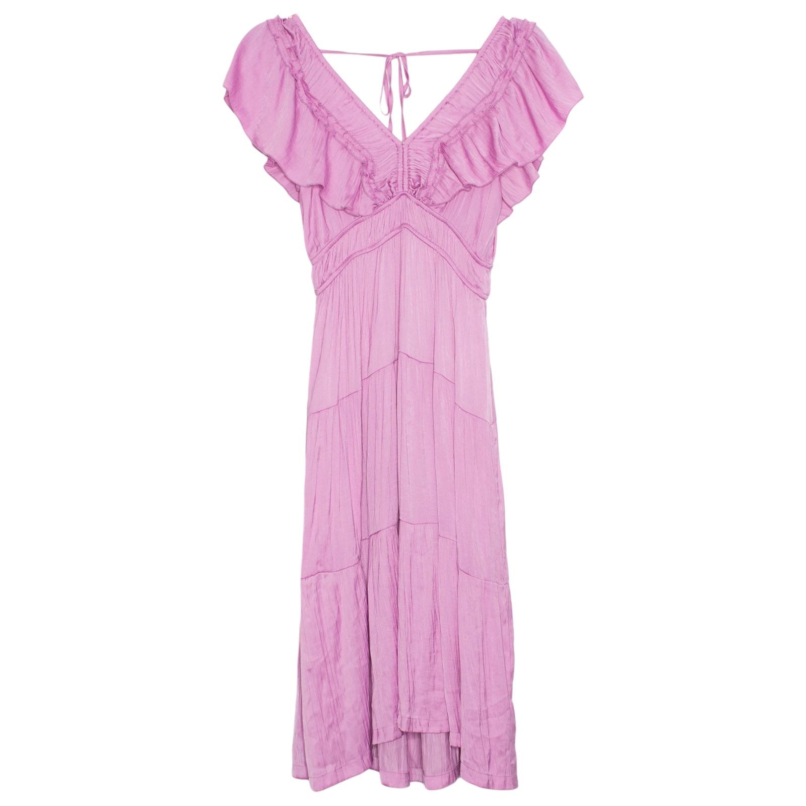 Joie NWT Joie Midi Dress Orchid Tiered Boho Romantic Fairycore M Size M / US 6-8 / IT 42-44 - 1 Thumbnail