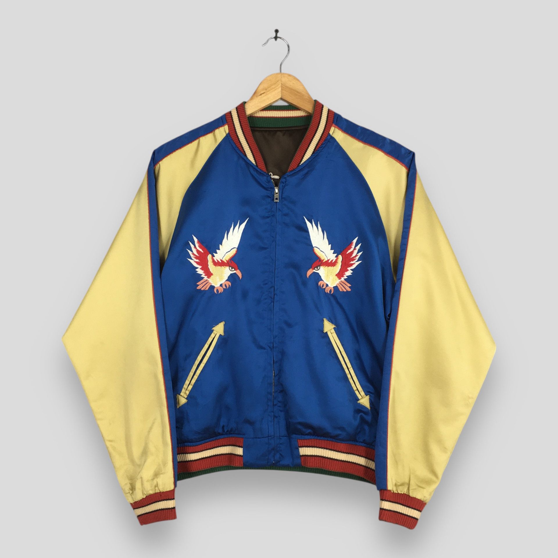 Japanese Brand Vintage Sukajan Japan Phoenix Eagle Tailor Toyo Ent Jacket M Size US M / EU 48-50 / 2 - 1 Thumbnail