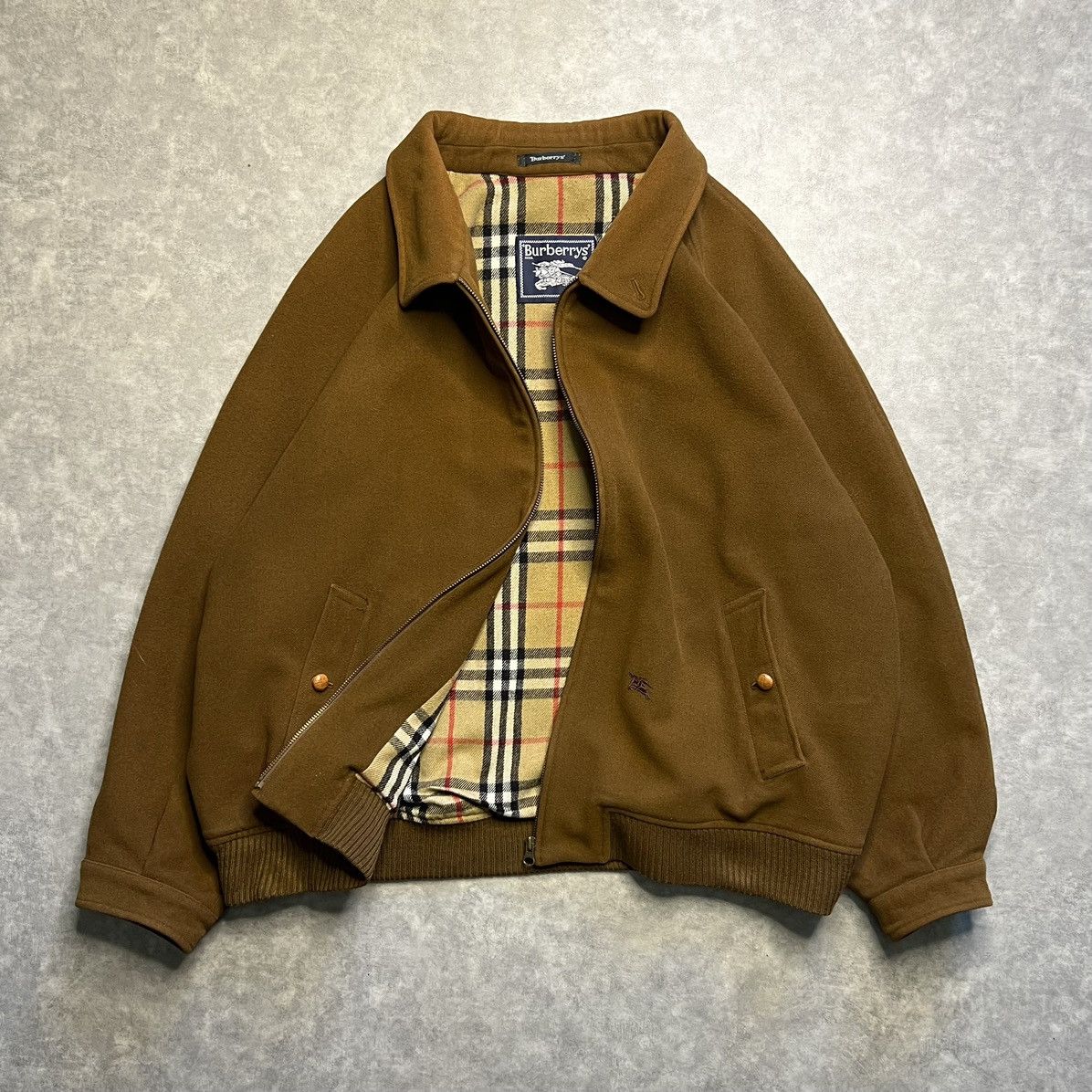 Burberry Vintage Burberrys wool jacket Size US L / EU 52-54 / 3 - 1 Thumbnail