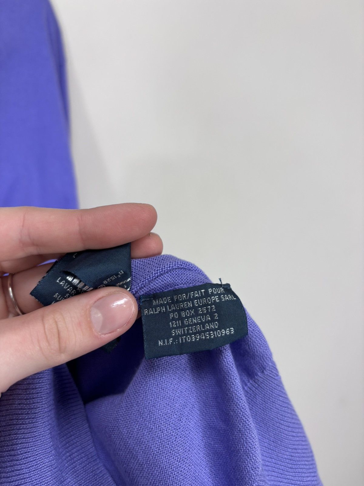 Polo Ralph Lauren Polo Ralph Lauren Men’s Slim Fit Purple Pima Cotton Sweater Size US XXL / EU 58 / 5 - 10 Thumbnail