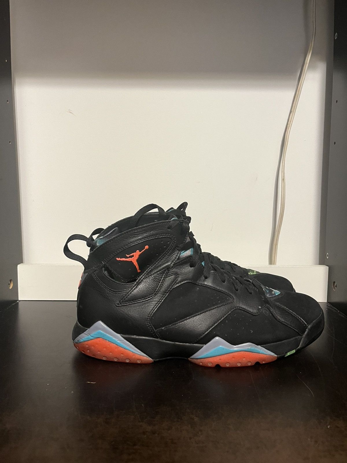 Jordan Brand Air Jordan 7 Retro Barcelona Nights Men’s 10.5 705350-007 Size US 10.5 / EU 43-44 - 1 Thumbnail