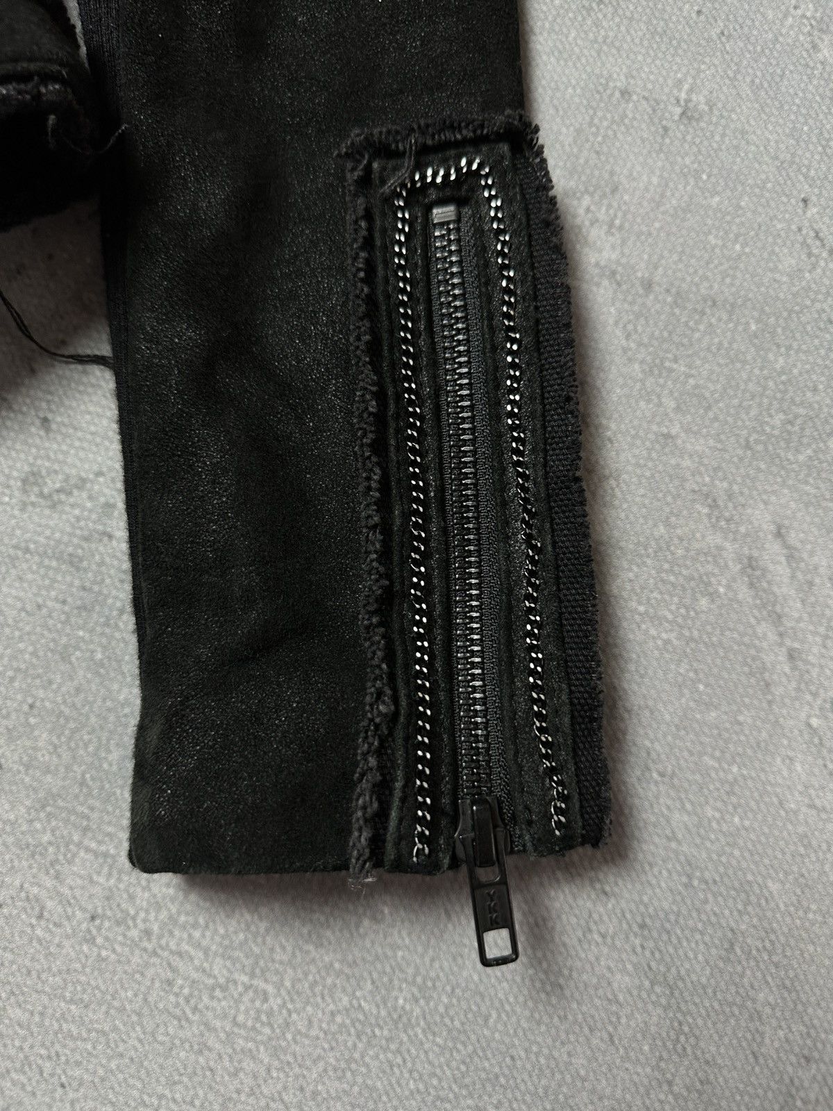 VEDA Veda Leather Biker Short Jacket Hype Avantgarde Lux Item y2k Size S / US 4 / IT 40 - 10 Thumbnail