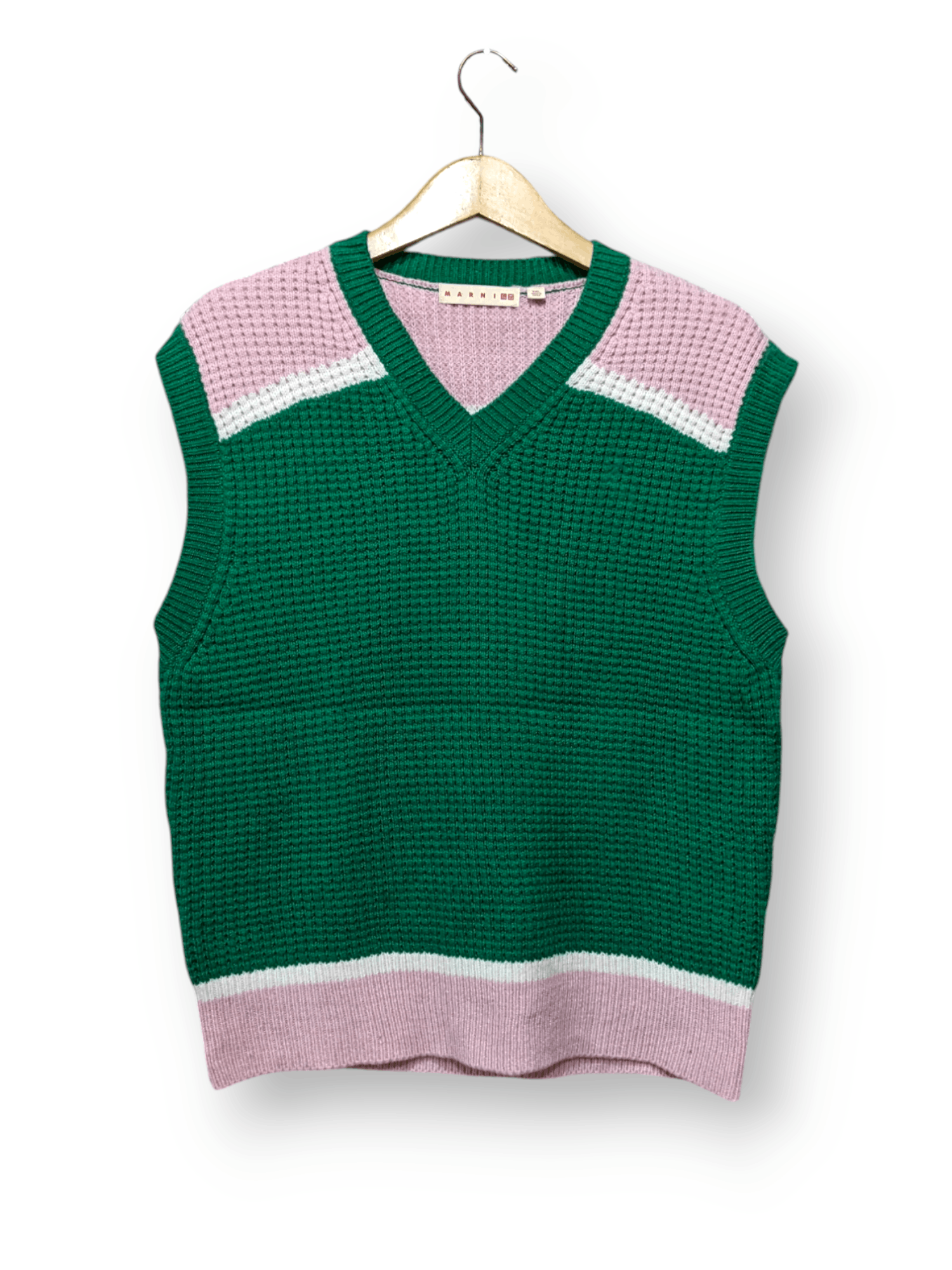 Marni × Uniqlo Uniqlo Marni Popcorn Knitwear Sleeve Less Size US XXL / EU 58 / 5 - 1 Thumbnail