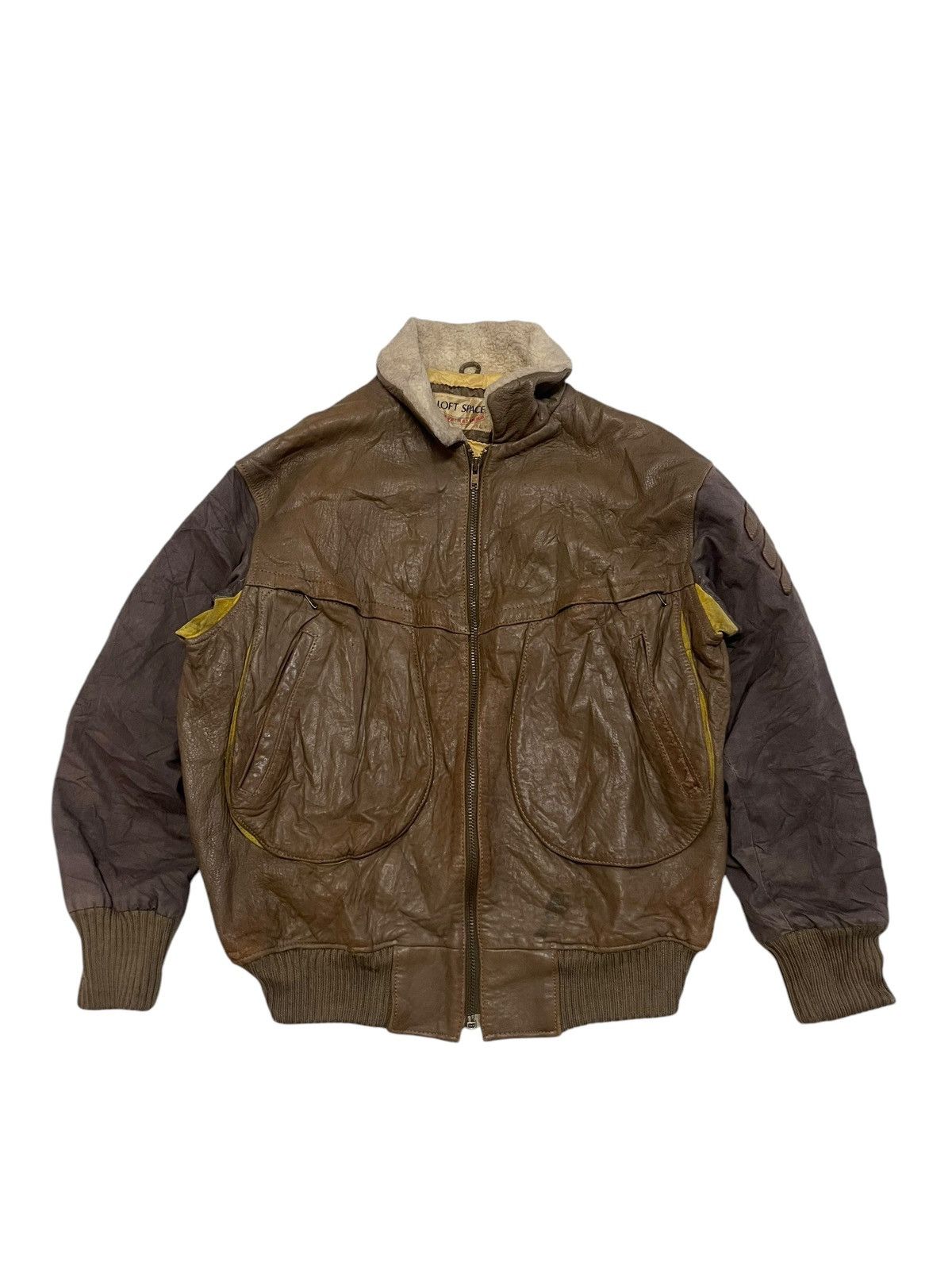 Other LEATHER JACKET ARMY Size US L / EU 52-54 / 3 - 2 Thumbnail