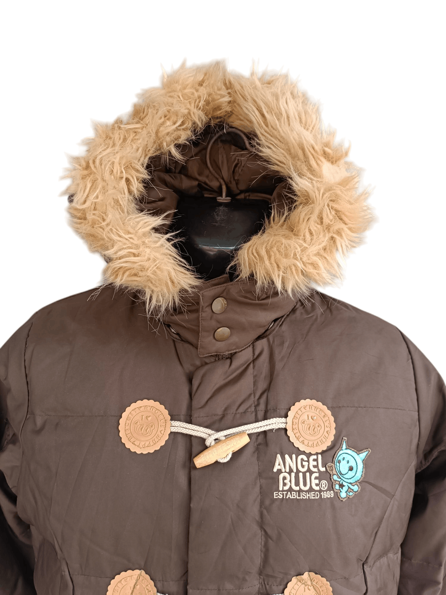 Japanese Brand ☠️NEEDGONE☠️ Angel Blue Fur Hoodie Jacket FR018 Size US L / EU 52-54 / 3 - 4 Thumbnail