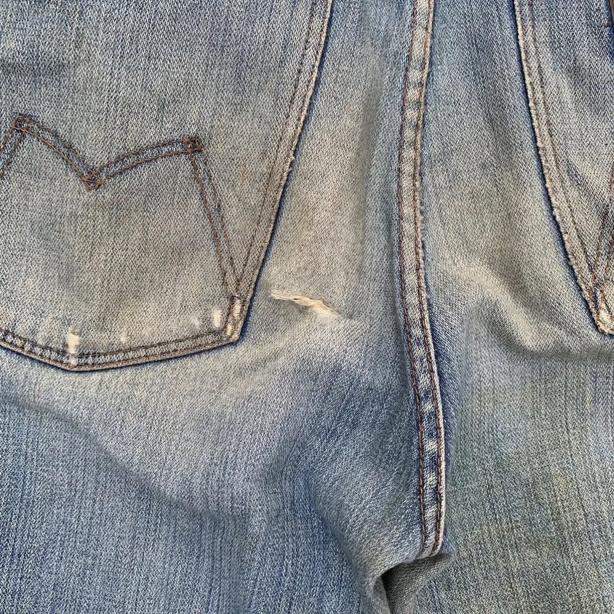 Vintage ‼️ SUPER RIPPED‼️ Vtg Maverick By Blue Bell Jean 31x32 Pants Size US 31 - 14 Thumbnail