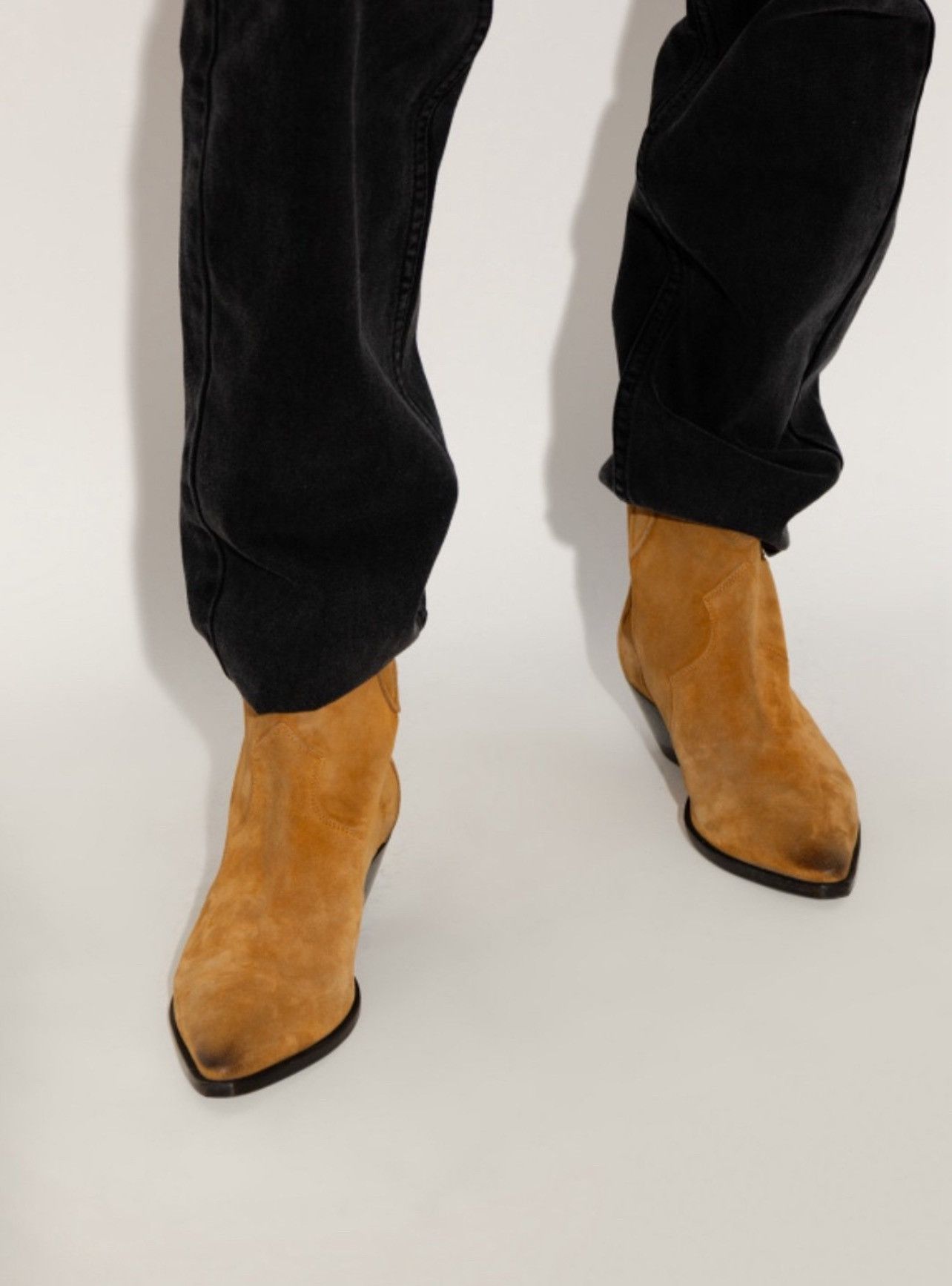 Isabel Marant Isabel Marant Dewina Suede Western Booties size 37 Size US 7 / IT 37 - 2 Thumbnail