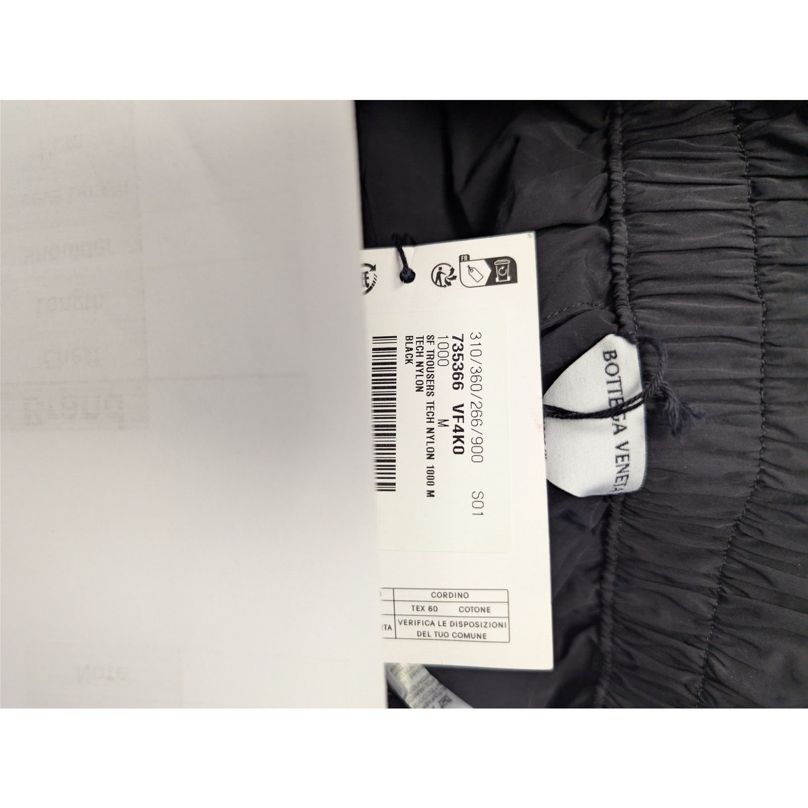 Bottega Veneta o1rshd1 SF Tech Nylon Trousers / Sweatpants in Black Size US 32 / EU 48 - 23 Thumbnail