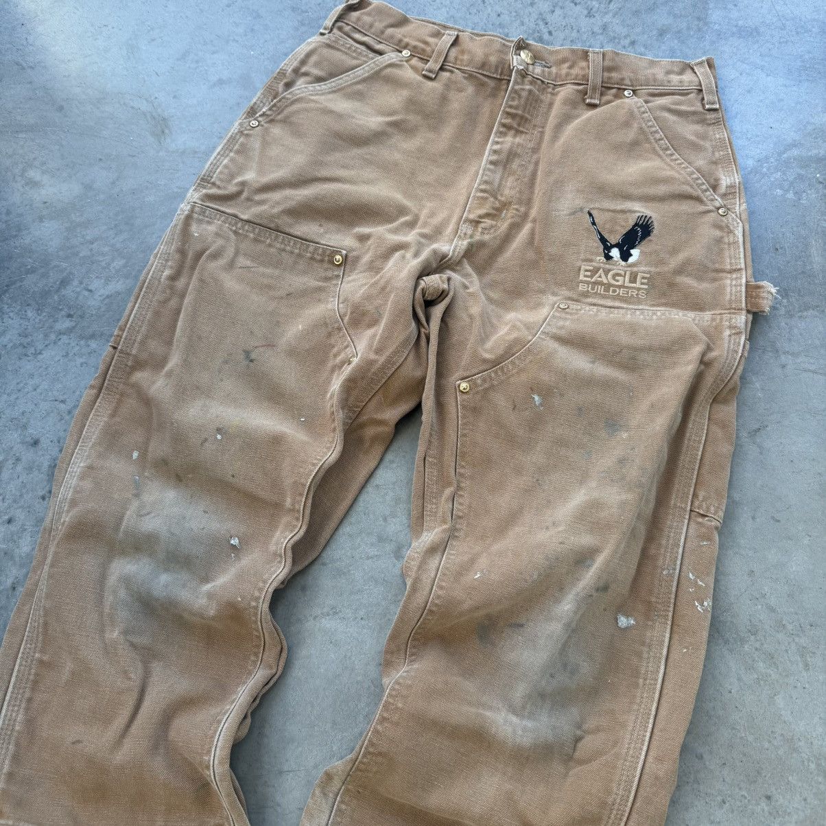 Carhartt Vintage Made In USA Carhartt Double Knee Work Pants Size US 31 - 2 Thumbnail