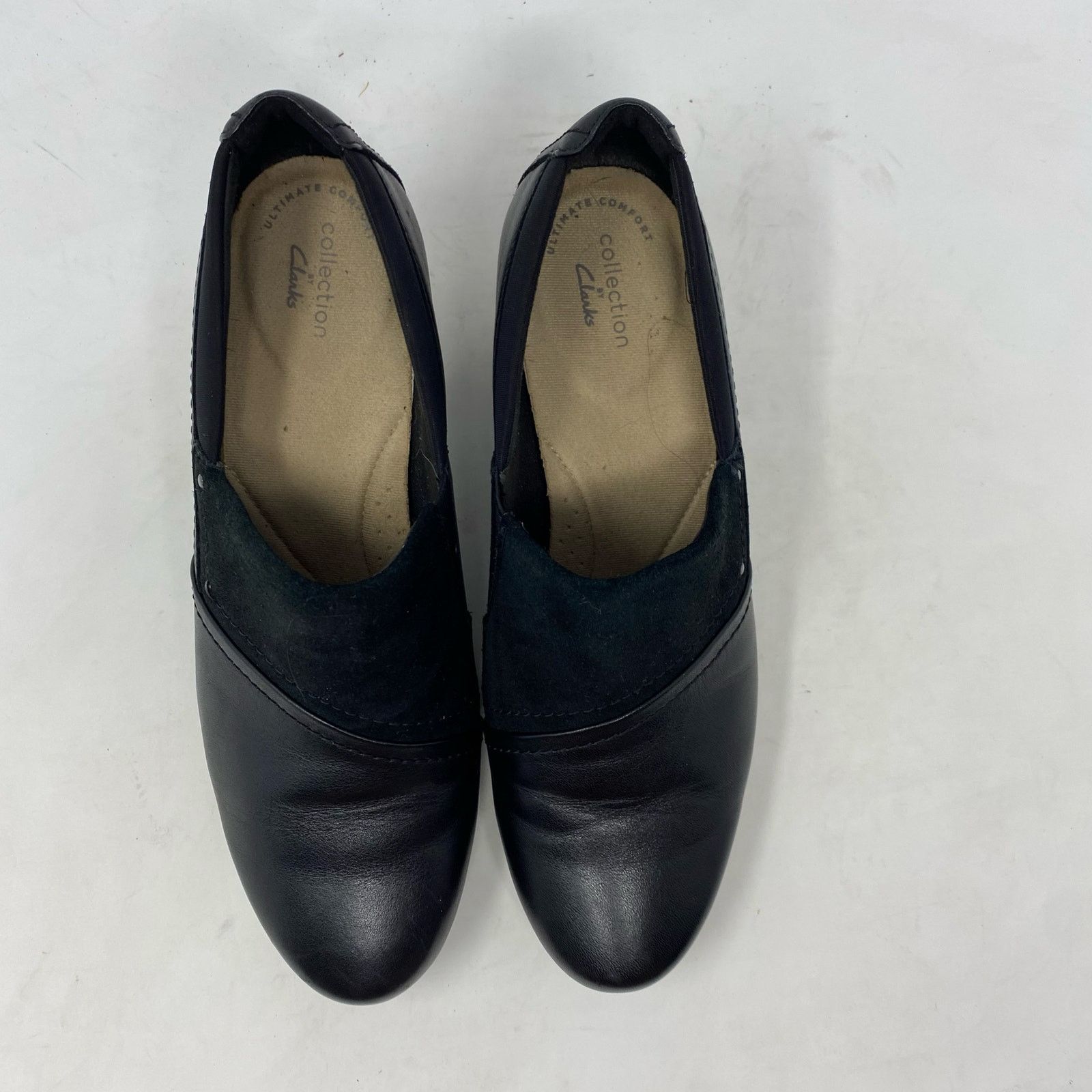 Clarks Clarks Emily Step Heel Loafers Black Leather Womens Size 9 Size US 9 / IT 39 - 4 Thumbnail