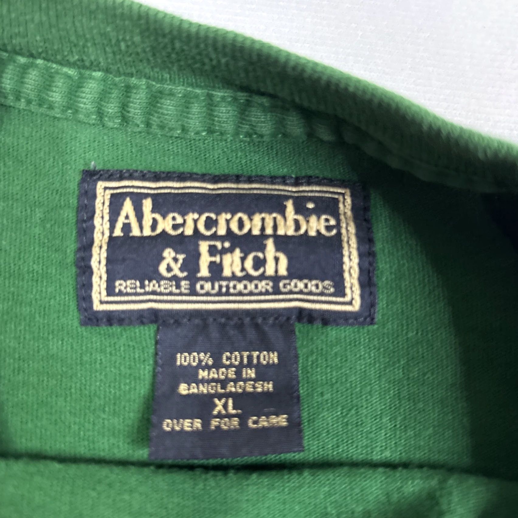 Abercrombie & Fitch Abercrombie & Fitch Long-sleeved Heavy Tee XL Dark Green Men's T-Shirt XL Green Mens Size US XL / EU 56 / 4 - 3 Thumbnail