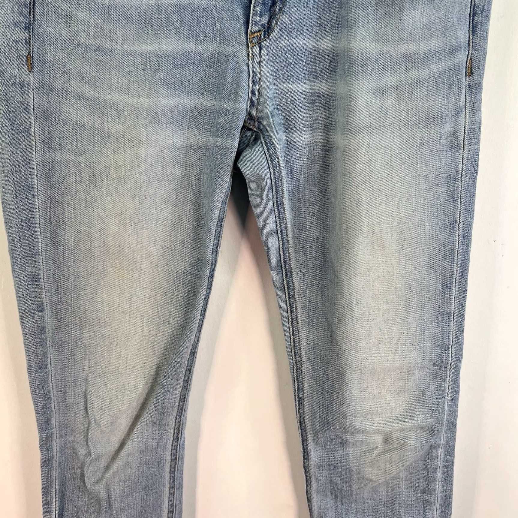 Rag & Bone rag & bone The Dre Slim Straight Denim Jeans Womens Size 24 Blue Raw Hem 30X27 Slim Straight, Distressed, Logo, USA Theme Mens Womens Size 42" / US 20 - 4 Thumbnail