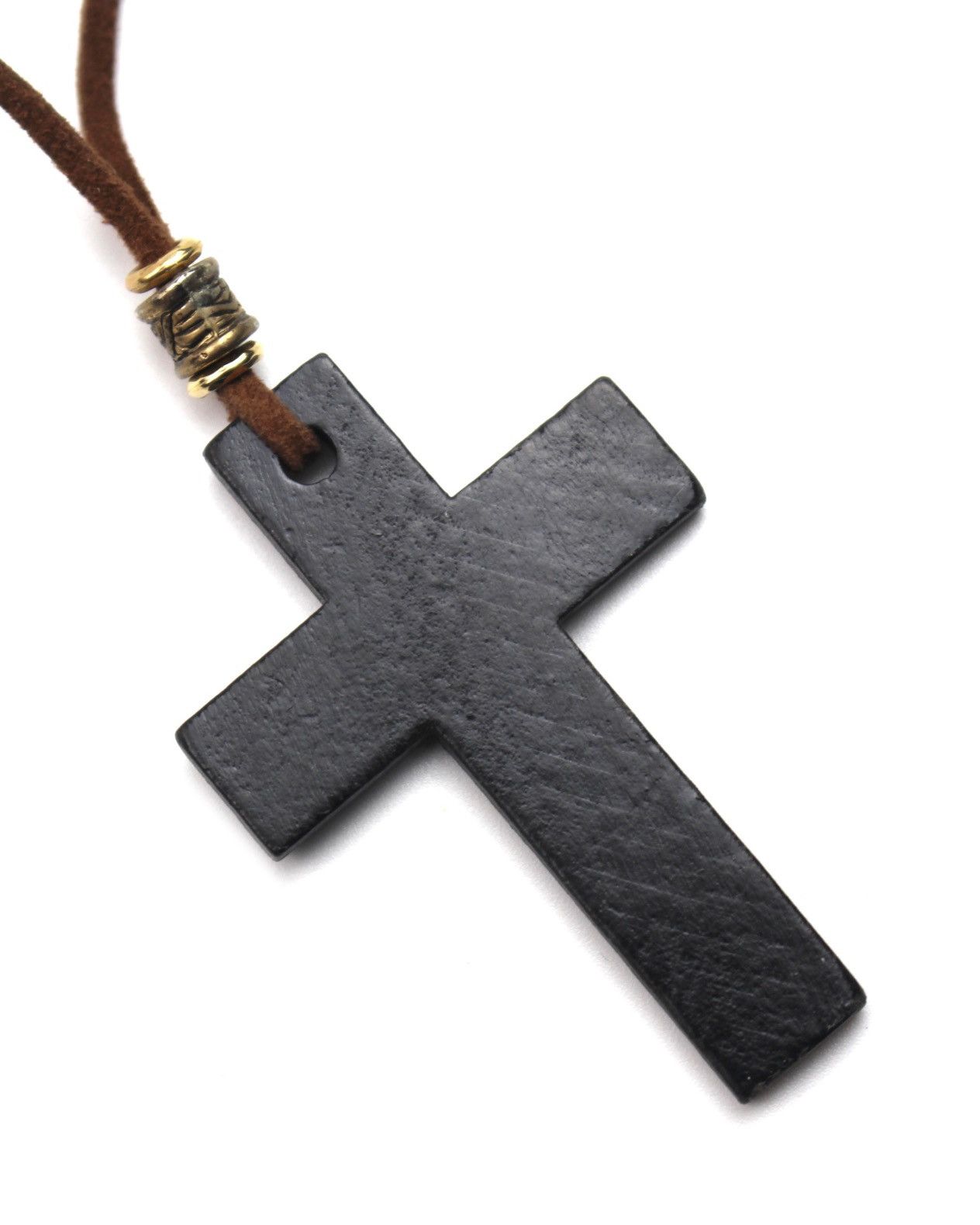 If Six Was Nine 2000S JAPANESE MADE DARK MATTE CRUCIFIX CROSS NECKLACE Size ONE SIZE - 3 Thumbnail