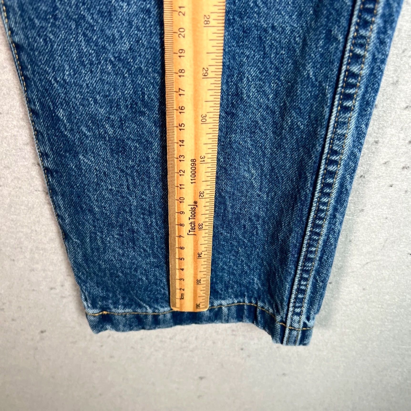 Everlane Everlane The Cinched Utility Jeans High Rise Denim 25 Womens 100% Cotton Jeans Blue Womens Size 26" / US 2 / IT 38 - 6 Thumbnail