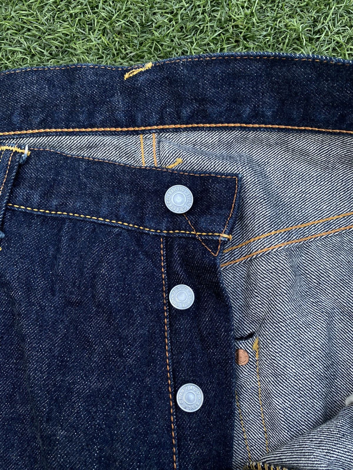 Evisu EVISU JEANS WHITE SEAGULL NO.2 MADE IN JAPAN SELVEDGE Size US 36 / EU 52 - 8 Thumbnail