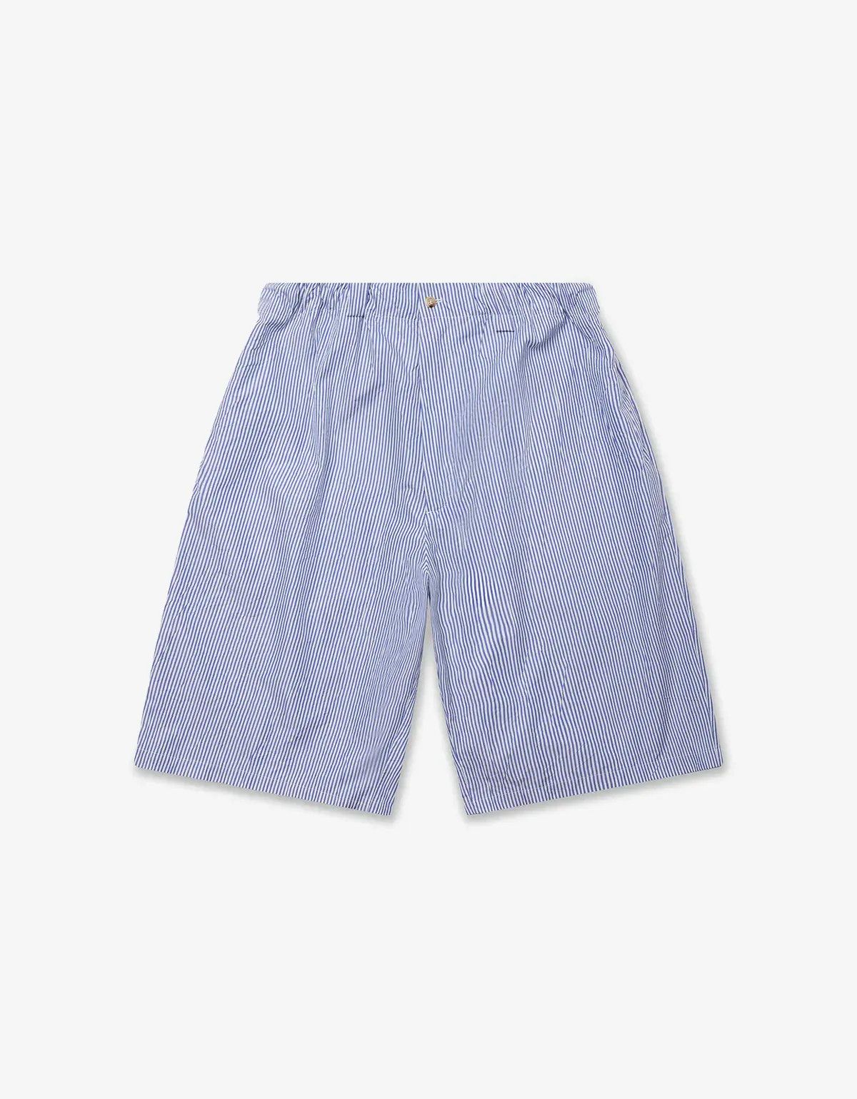 Willy Chavarria Willy Chavarria Blue Pinstripe Toluca Short Size US 30 / EU 46 - 1 Thumbnail