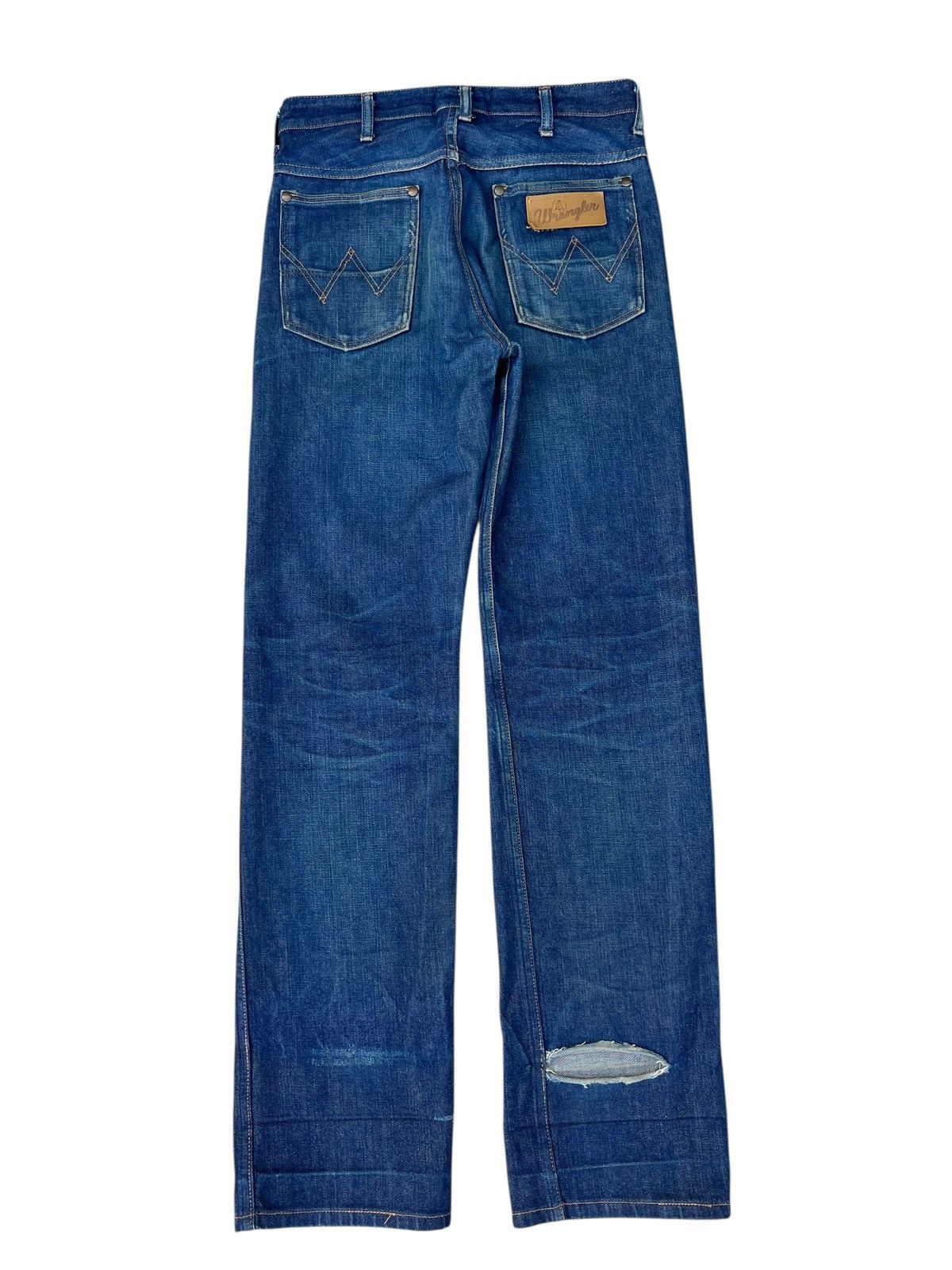 Wrangler Vintage Wrangler Blue Bell Distressed Mud Denim Jeans Size US 29 - 15 Thumbnail