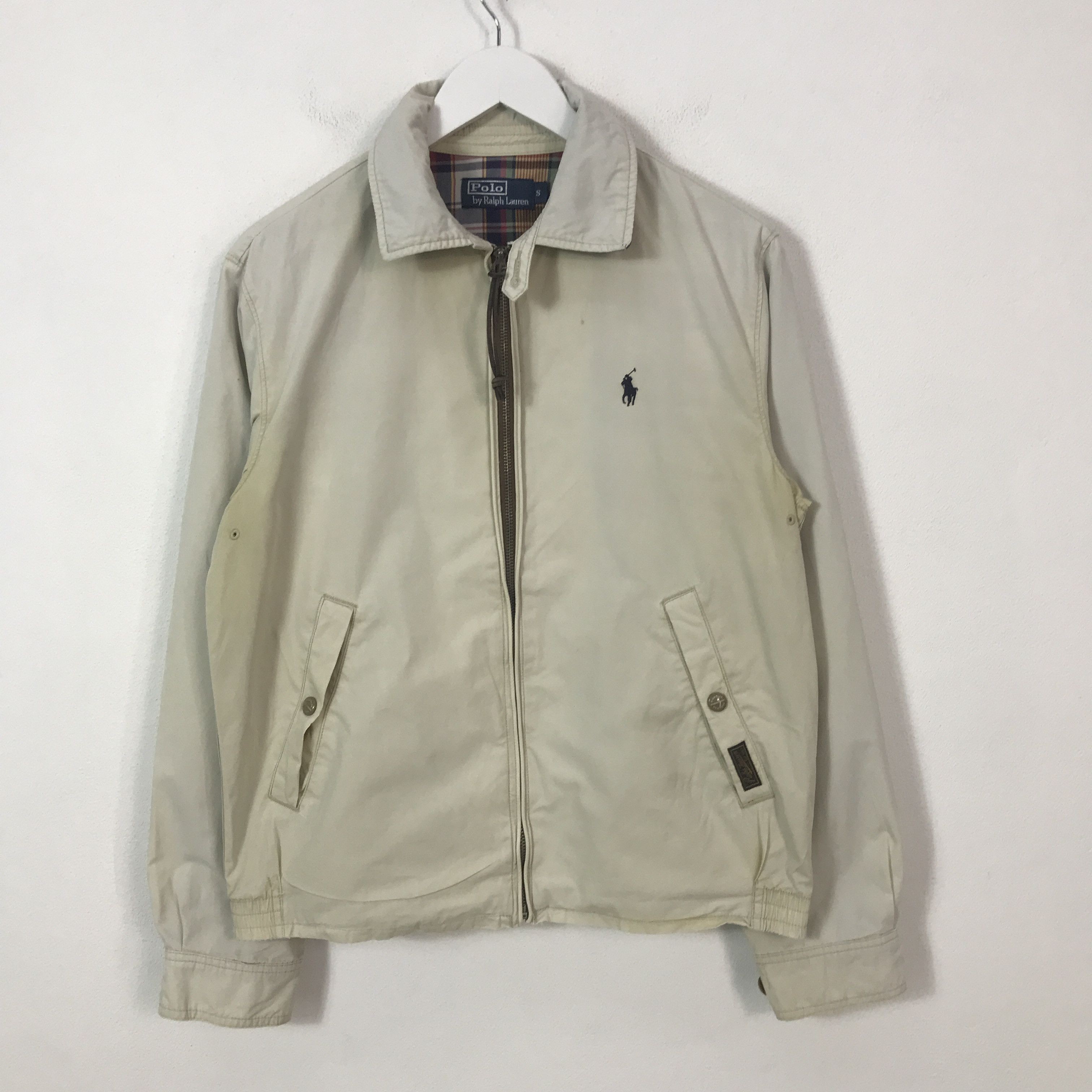 Polo Ralph Lauren Polo Ralph Lauren cream Faded jacket K71B4 Size US S / EU 44-46 / 1 - 1 Thumbnail