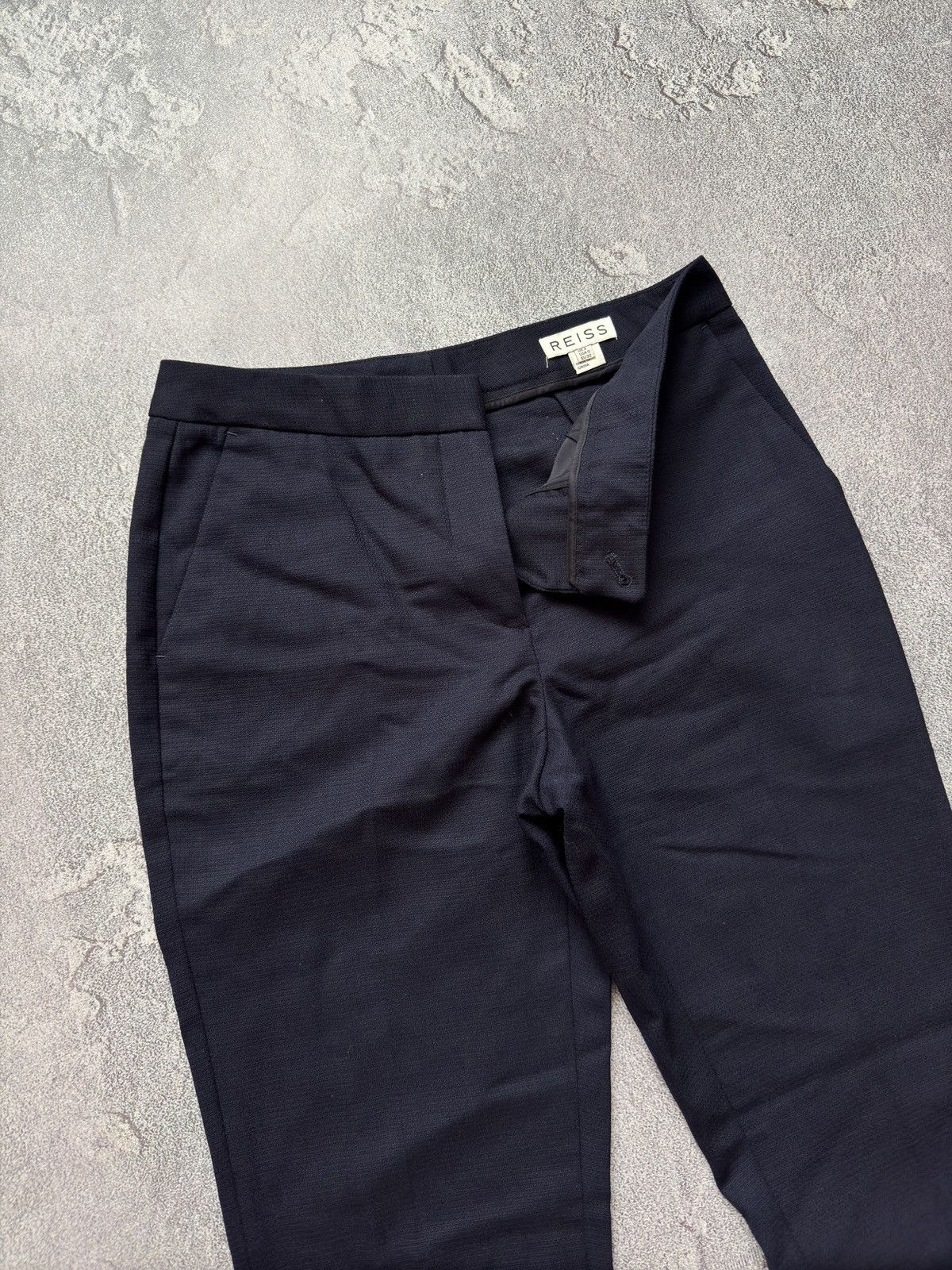Designer × Reiss Reiss UK4 USA0 EU32 dark blue chino pant trouser Jean casual Size 25" / US 0 / IT 36 - 2 Thumbnail