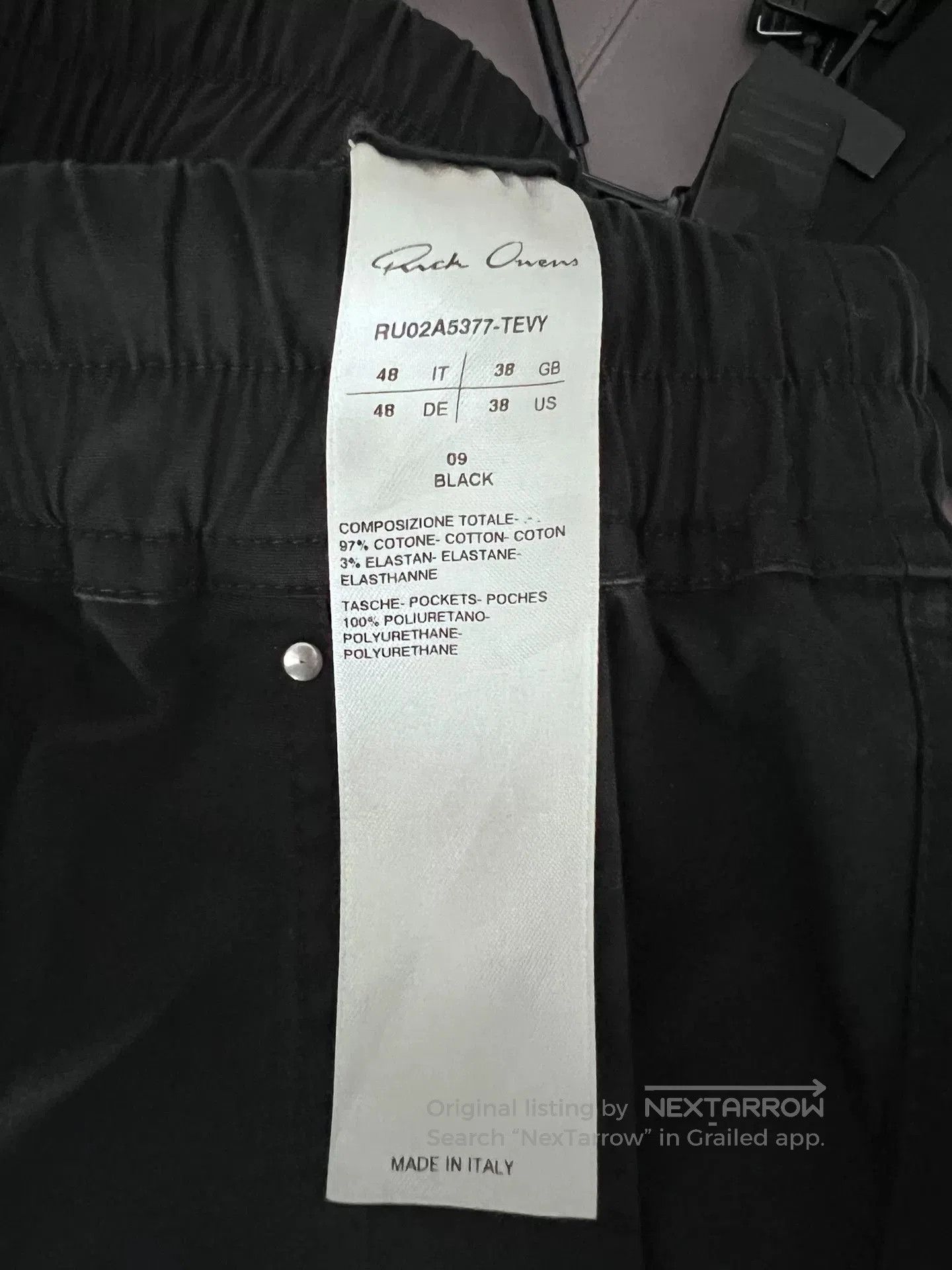 Rick Owens rick owens unique zippered long pants. Size US 38 / EU 54 - 4 Thumbnail
