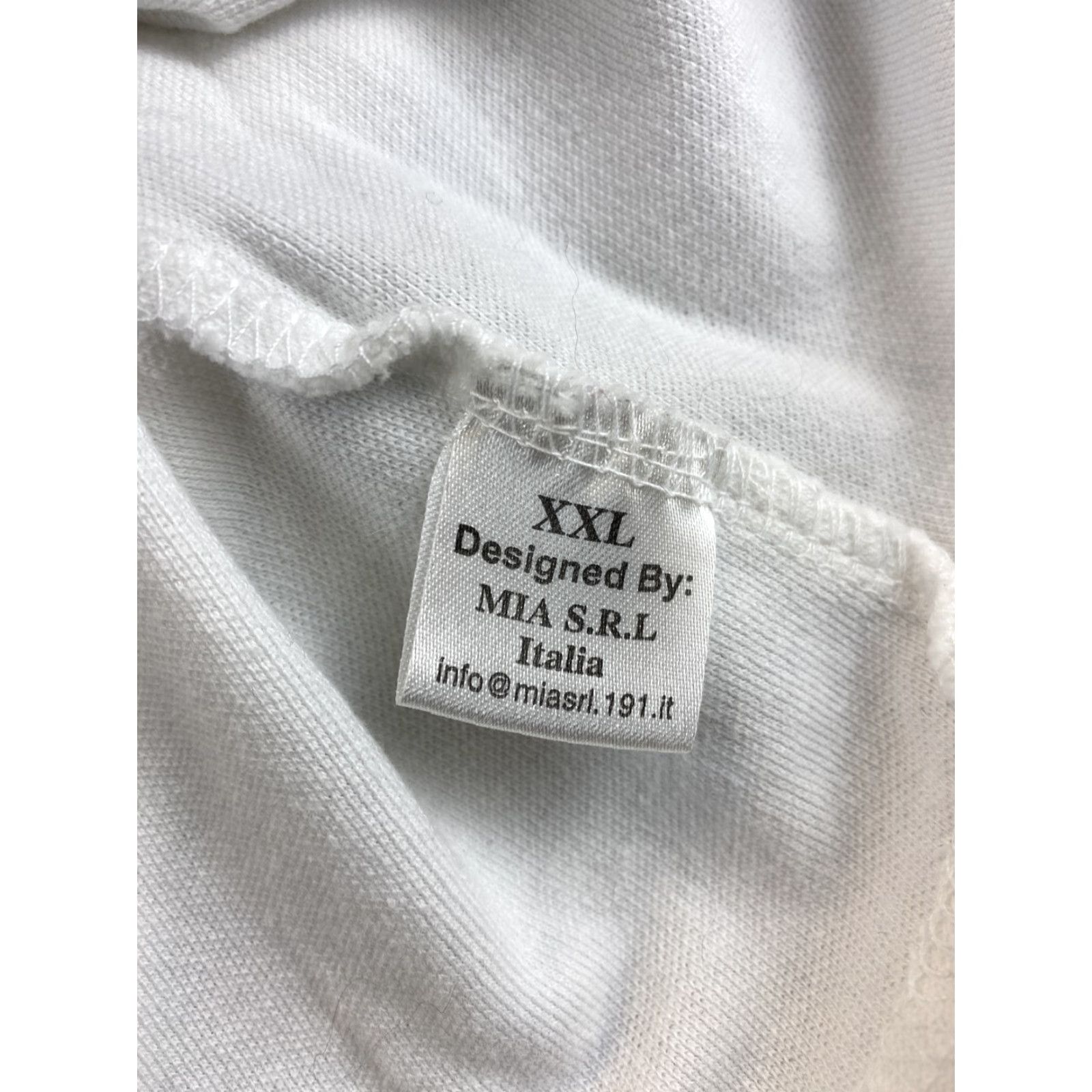 Vintage MIA Polo Shirt Men Slim 2XL White Short Sleeve Logo 100% Cotton UPDATE: 80-37 / Outdoor Vintage? No, but logo polo. Size US XXL / EU 58 / 5 - 6 Thumbnail
