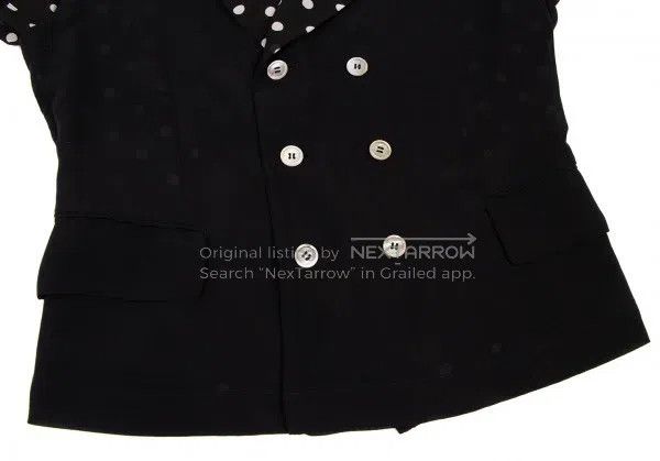 Comme des Garcons Comme Des Garcons Polka dot double-breasted suit jacket Size S / US 4 / IT 40 - 3 Thumbnail