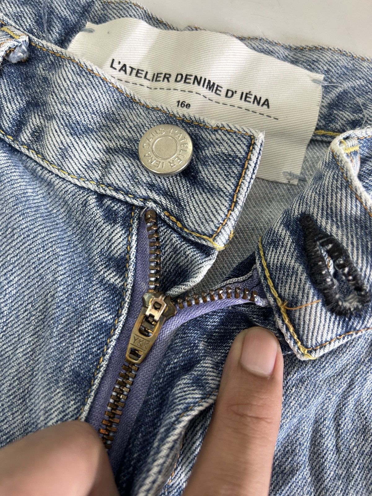Japanese Brand × Vintage Vintage Japanese L'ATELIER DENIME D'IÉNA Regular Fits Jeans Size US 27 - 8 Thumbnail