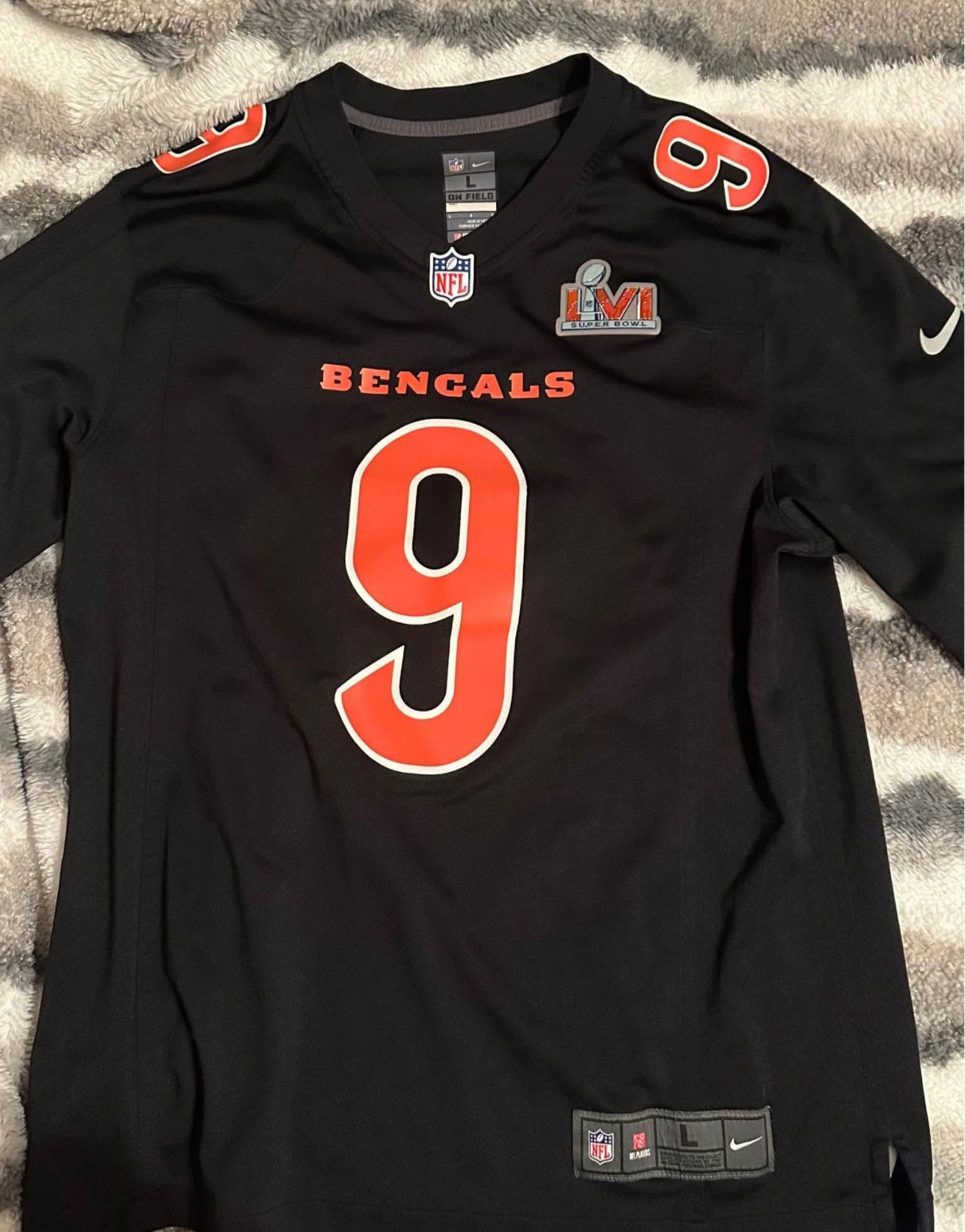 Nike Joe Burrow Super Bowl 56 Jersey Size US L / EU 52-54 / 3 - 1 Thumbnail