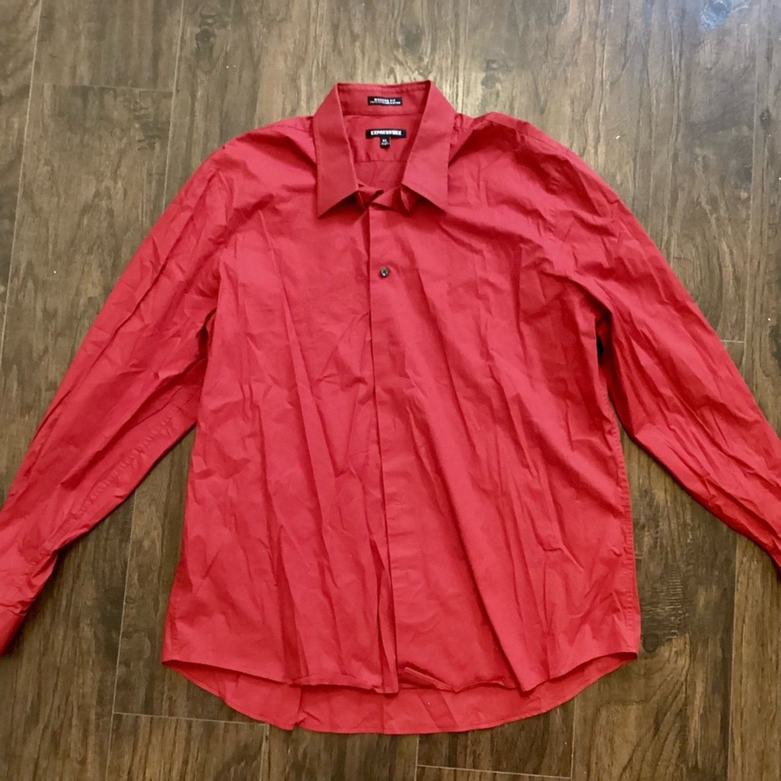 Express EXPRESS | 1MX Modern Fit Dress Shirt Size US XL / EU 56 / 4 - 3 Thumbnail