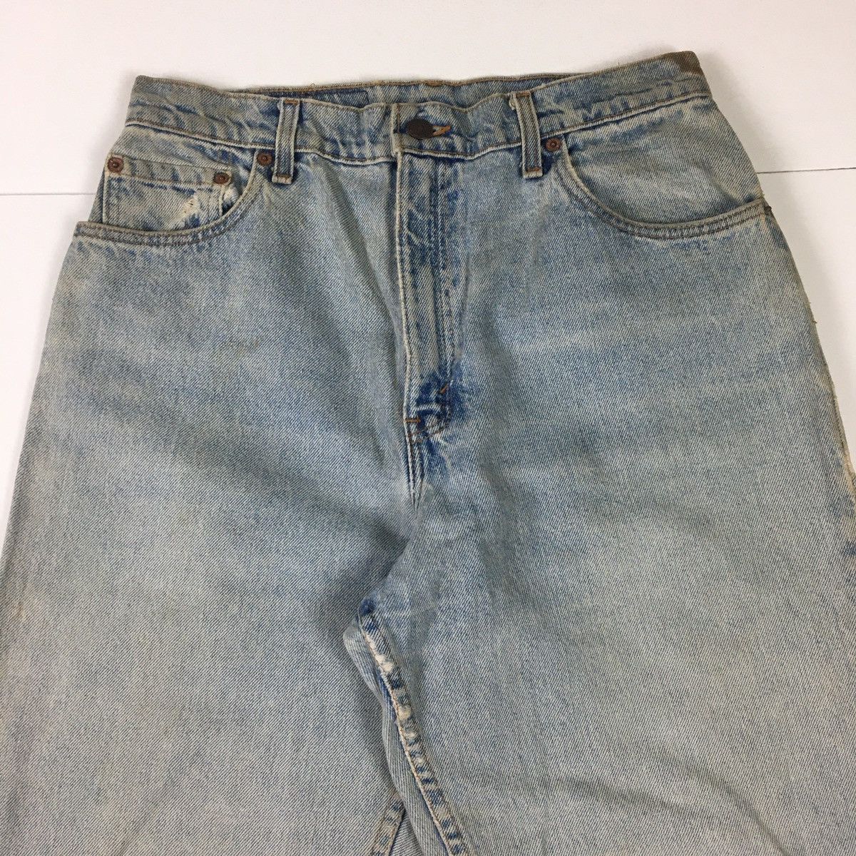 Levi's Vintage 90s Levi’s 551 Relaxed Fit Tapered Leg Long Size US 30 / EU 46 - 4 Thumbnail