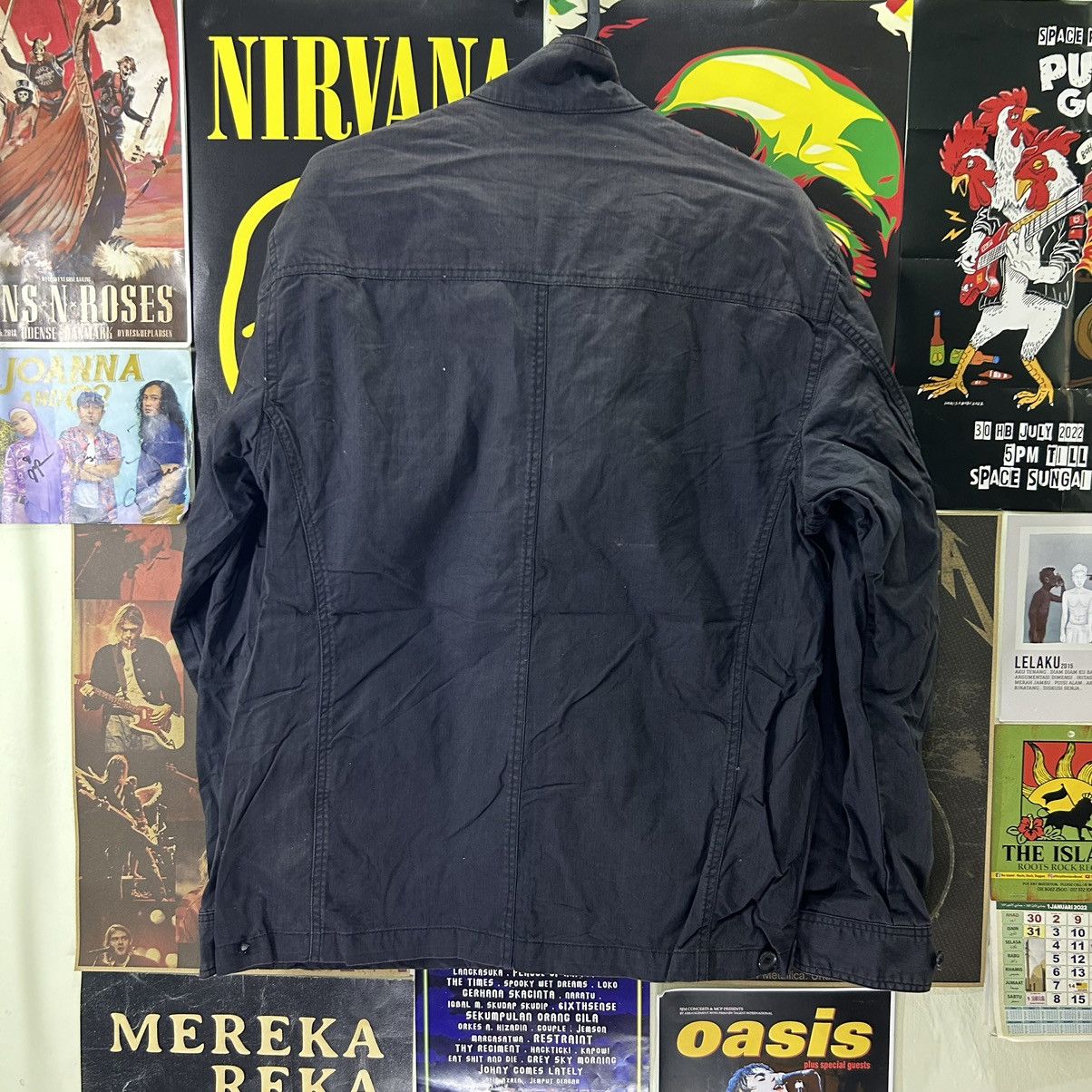 Vintage Vintage British Khaki New York Zipped Up Jacket Size US M / EU 48-50 / 2 - 7 Thumbnail