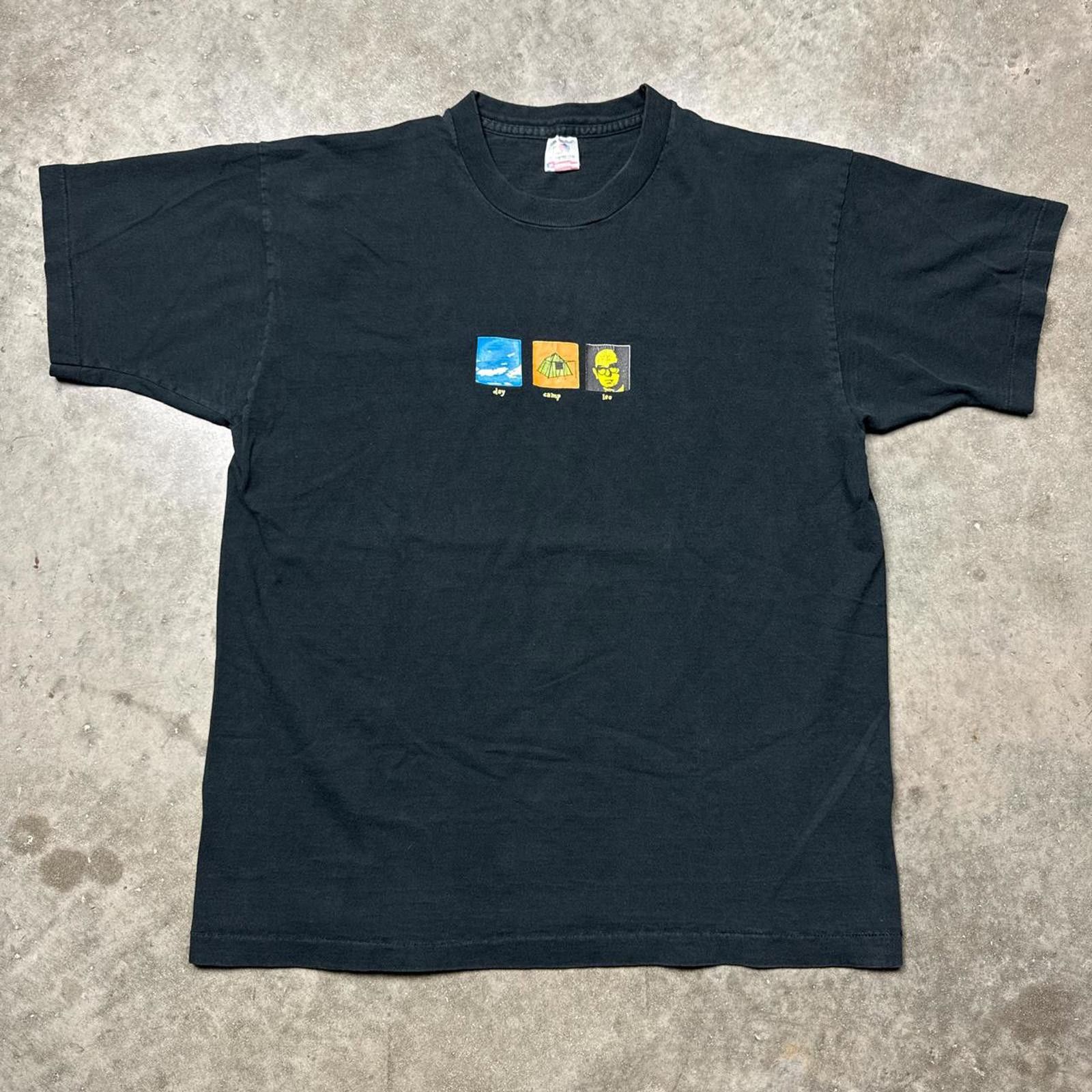 Fruit Of The Loom Black vintage 90s Streetwear Fruit Of The Loom T-Shirt Size US XL / EU 56 / 4 - 1 Thumbnail