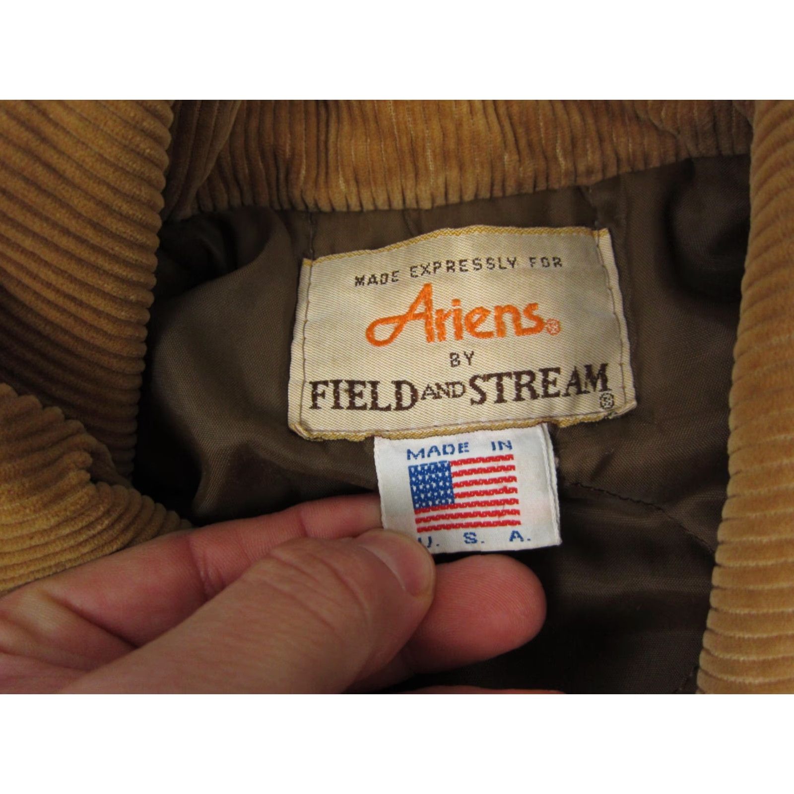 Vintage VINTAGE Field & Stream Jacket Mens S Brown 80s Puffer Parka Zip Corduroy Size US S / EU 44-46 / 1 - 7 Thumbnail