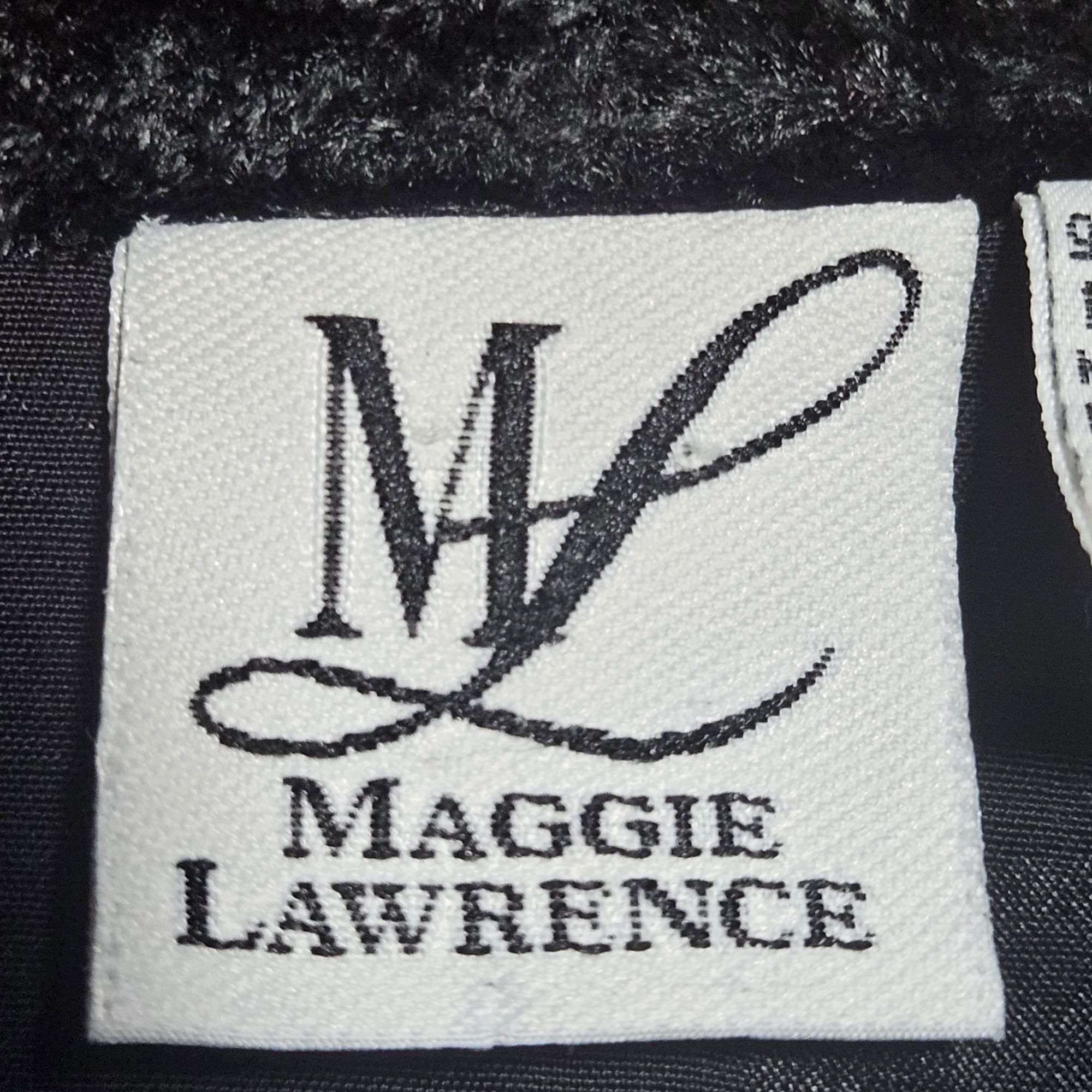 Other VTG Maggie Lawrence Black Vest 26/28 Velvet lace Ruffle Witc Size 3XL / US 20-22 - 3 Thumbnail